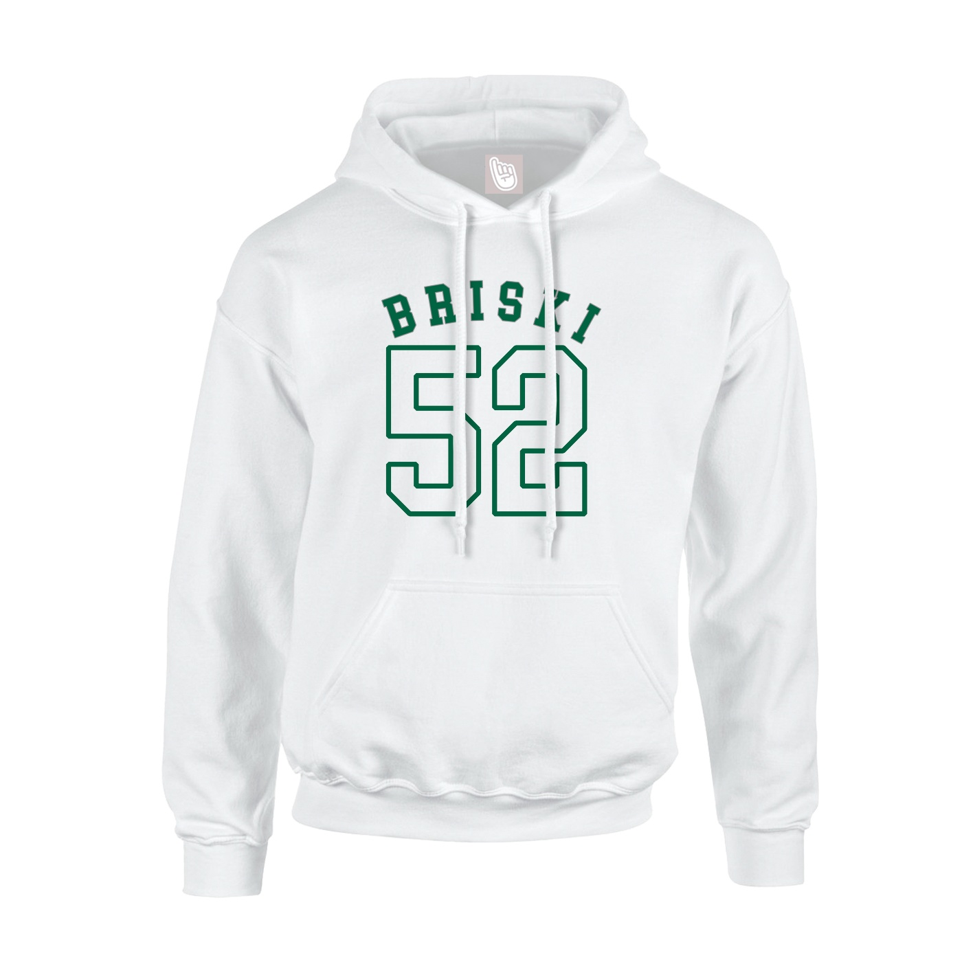 Youth Hoodie — Shirsey Arch in White