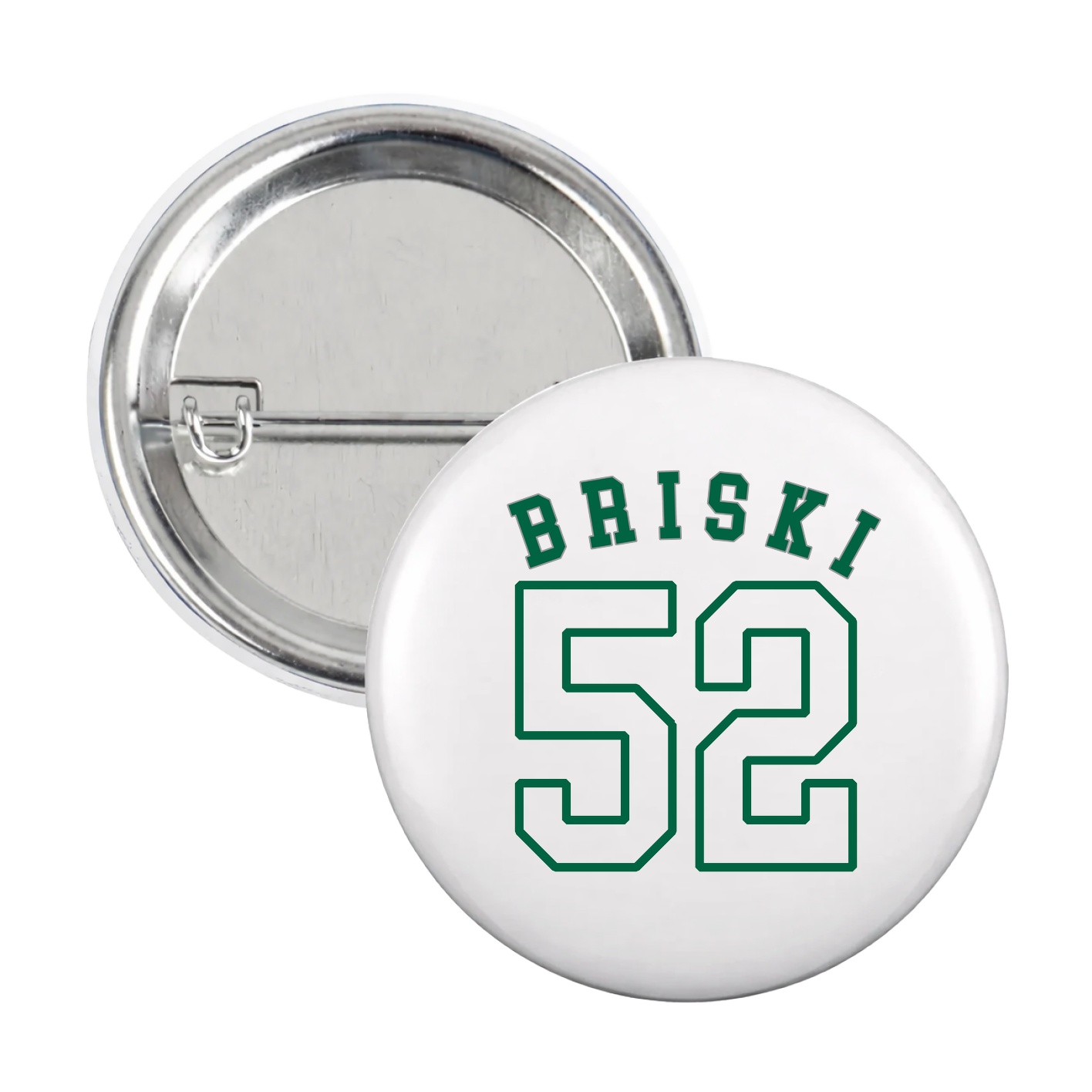 Game Day Button — Shirsey Arch in White