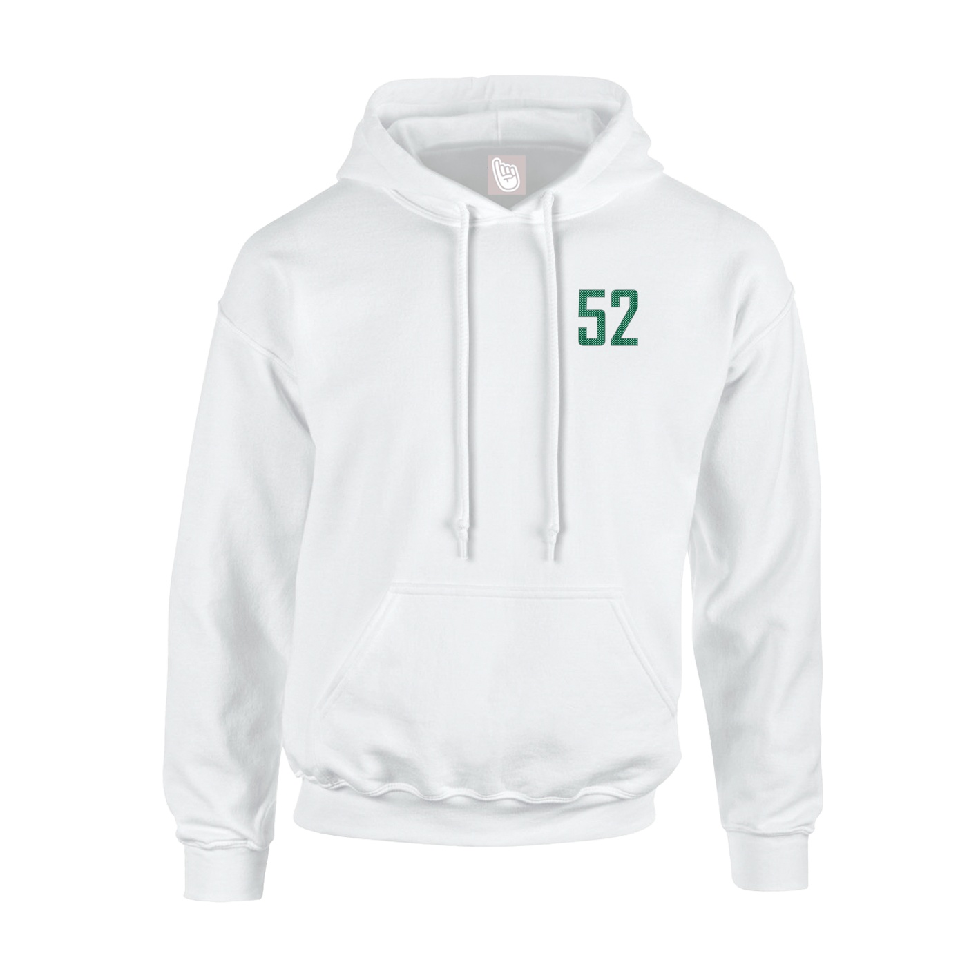 Youth Hoodie — Front Shirsy in White
