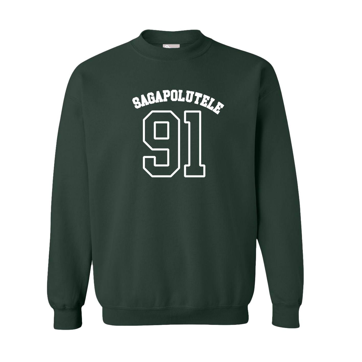 Fleece Crew — Shirsey Arch in Green