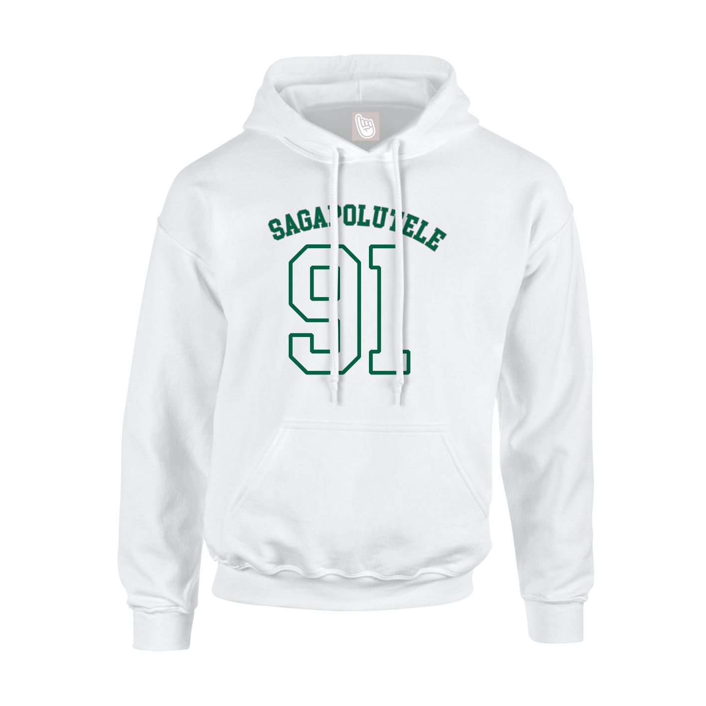 Youth Hoodie — Shirsey Arch in White