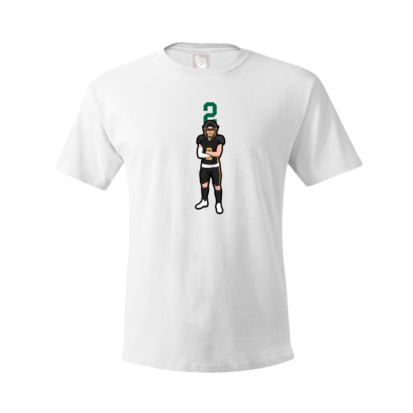 Tee — Number Top in White