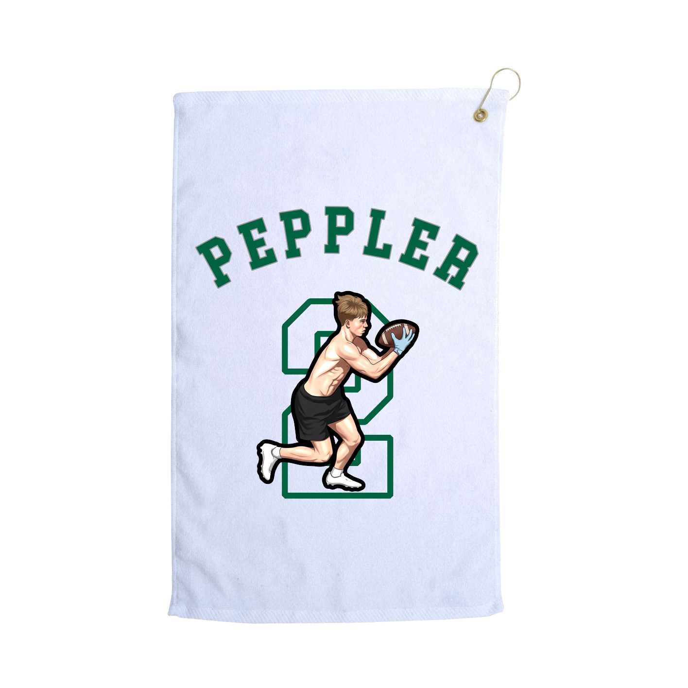 Golf Towel — Shirsey Arch in White