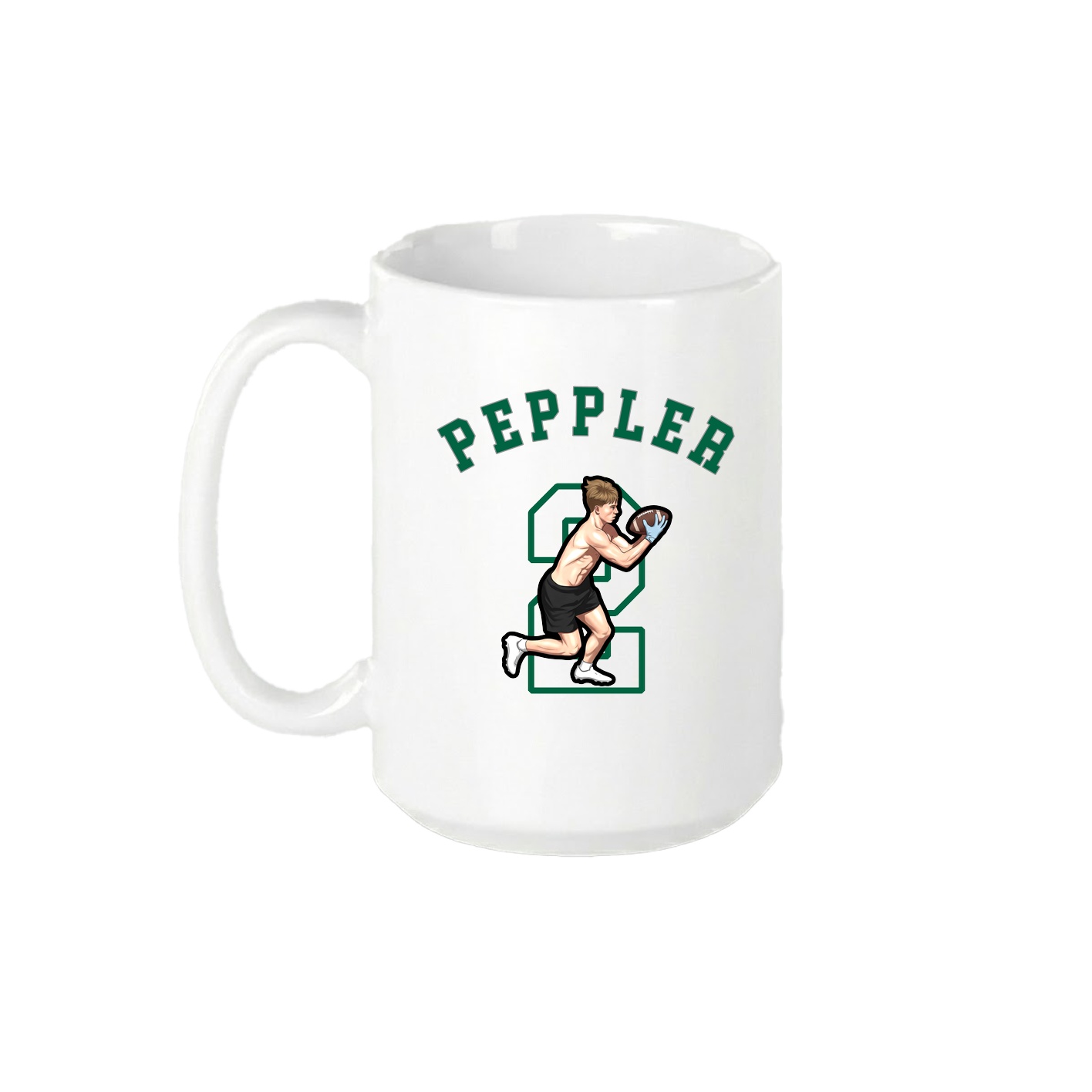15oz Coffee Mug — Shirsey Arch in White
