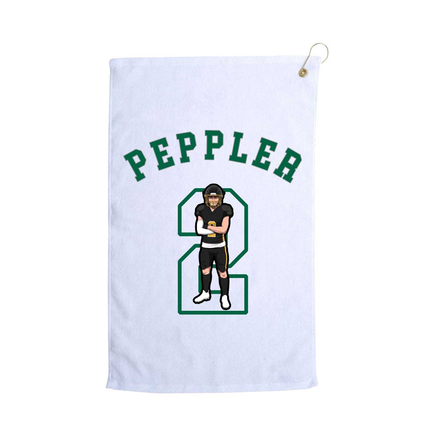 Golf Towel — Shirsey Arch in White