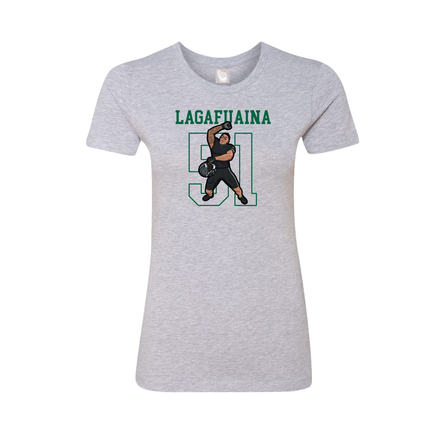 Fitted Women's Tee — Shirsey in Grey