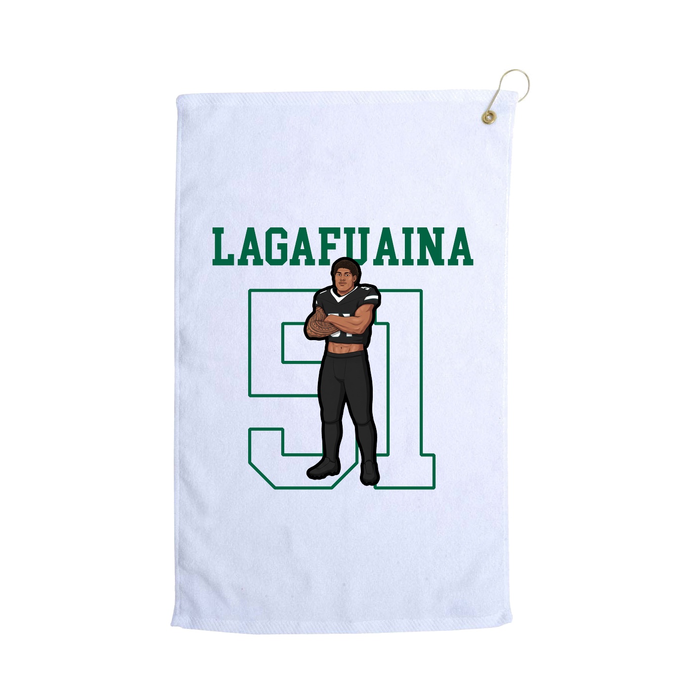 Golf Towel — Shirsey in White