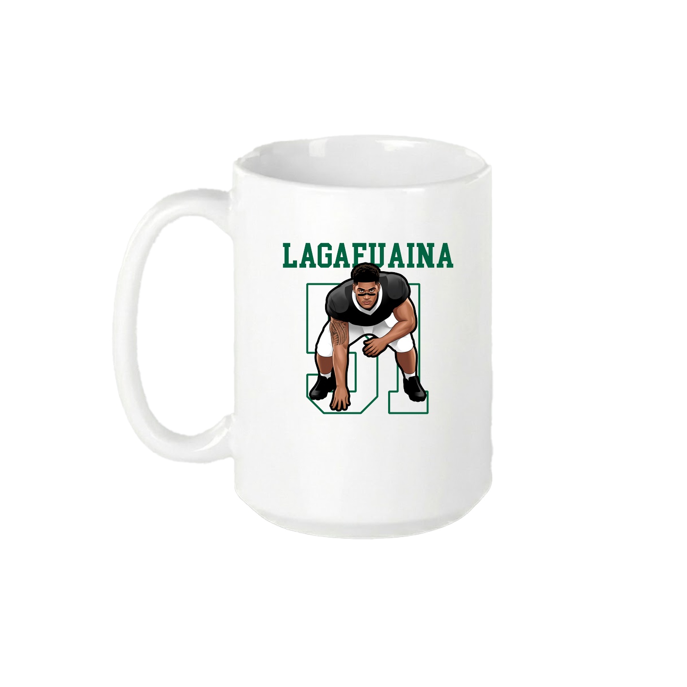 15oz Coffee Mug — Shirsey in White