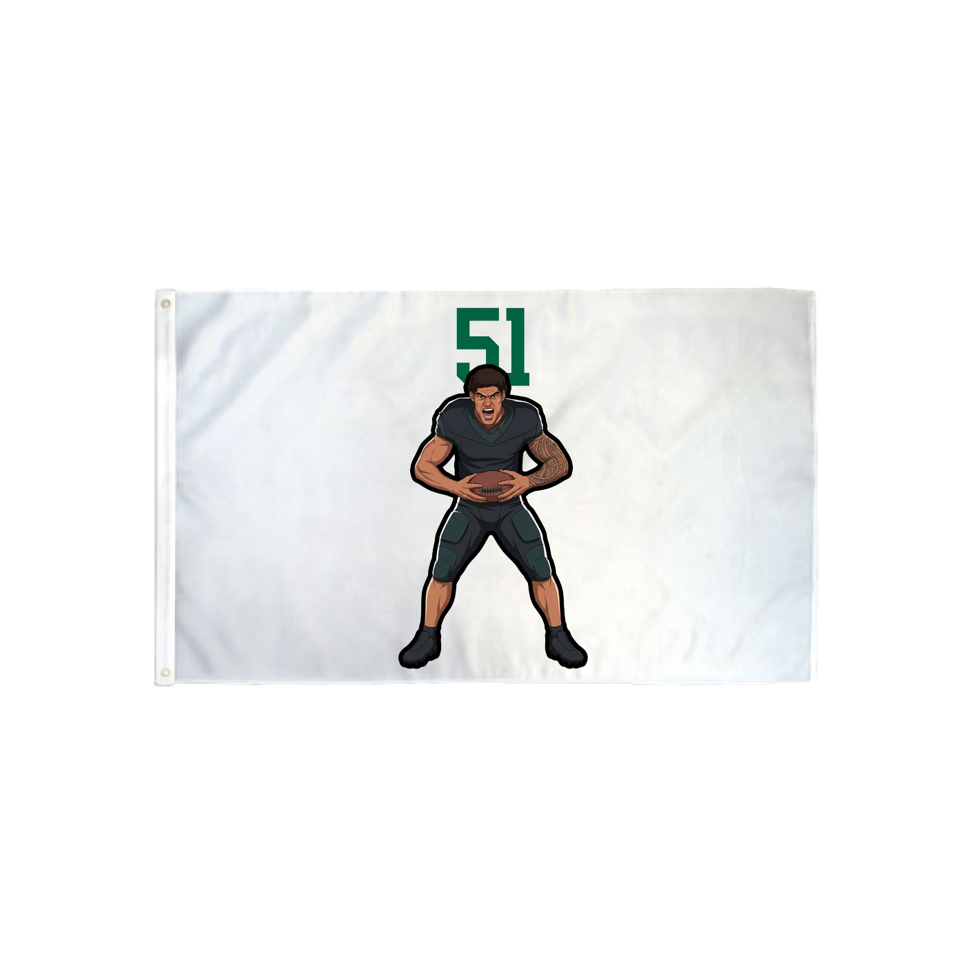 3x5 Flag — Number Top in Classic