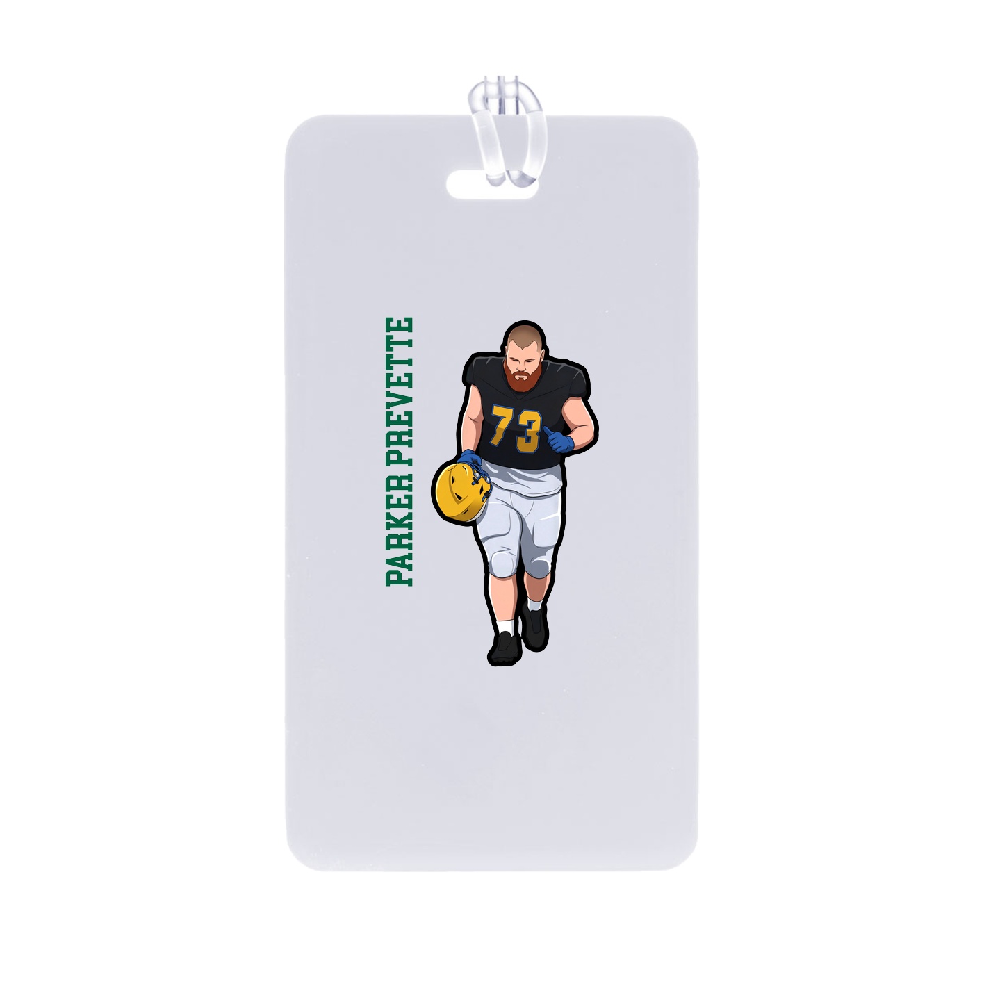 Bag Tag — Name Vertical in Classic