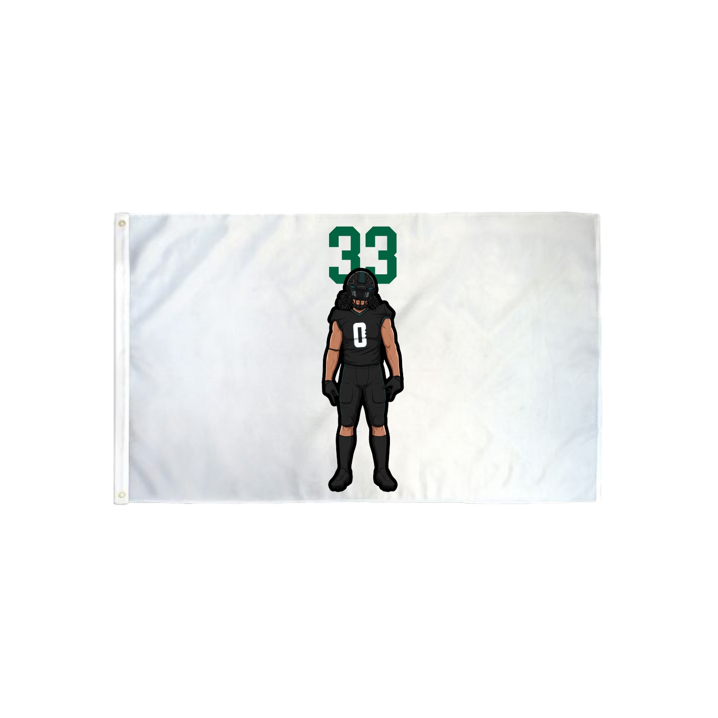 3x5 Flag — Number Top in Classic