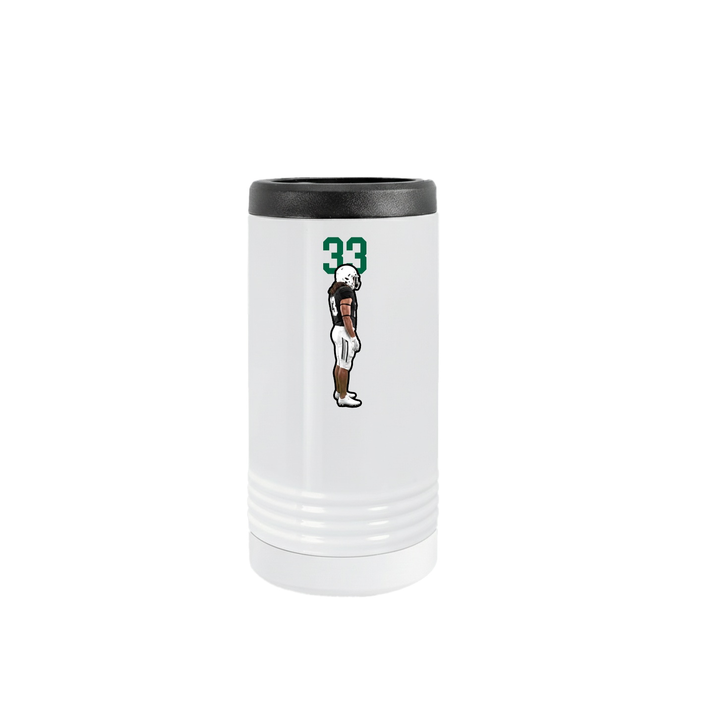 Slim Beverage Holder — Number Top in White