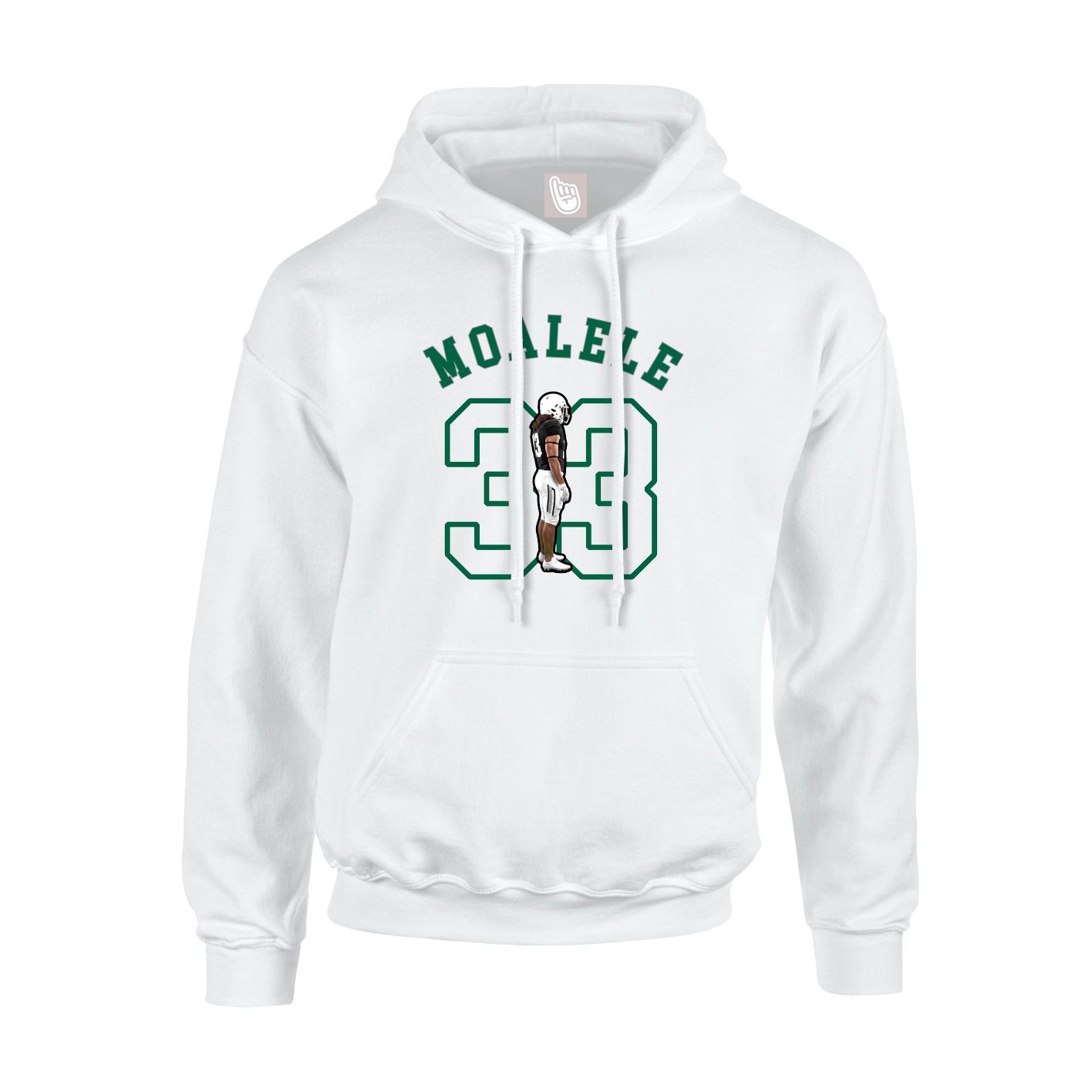 Youth Hoodie — Shirsey Arch in White