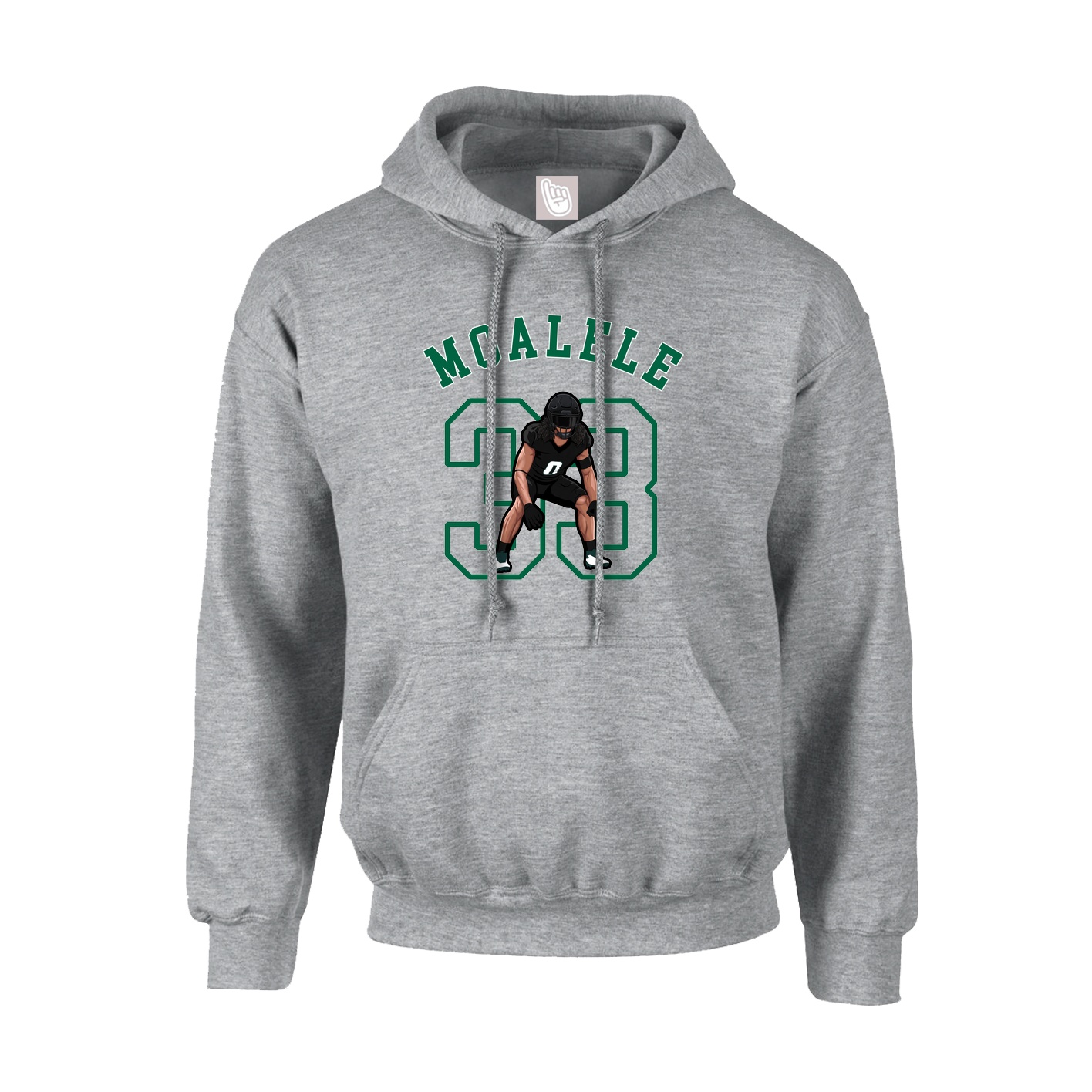 Youth Hoodie — Shirsey Arch in Grey