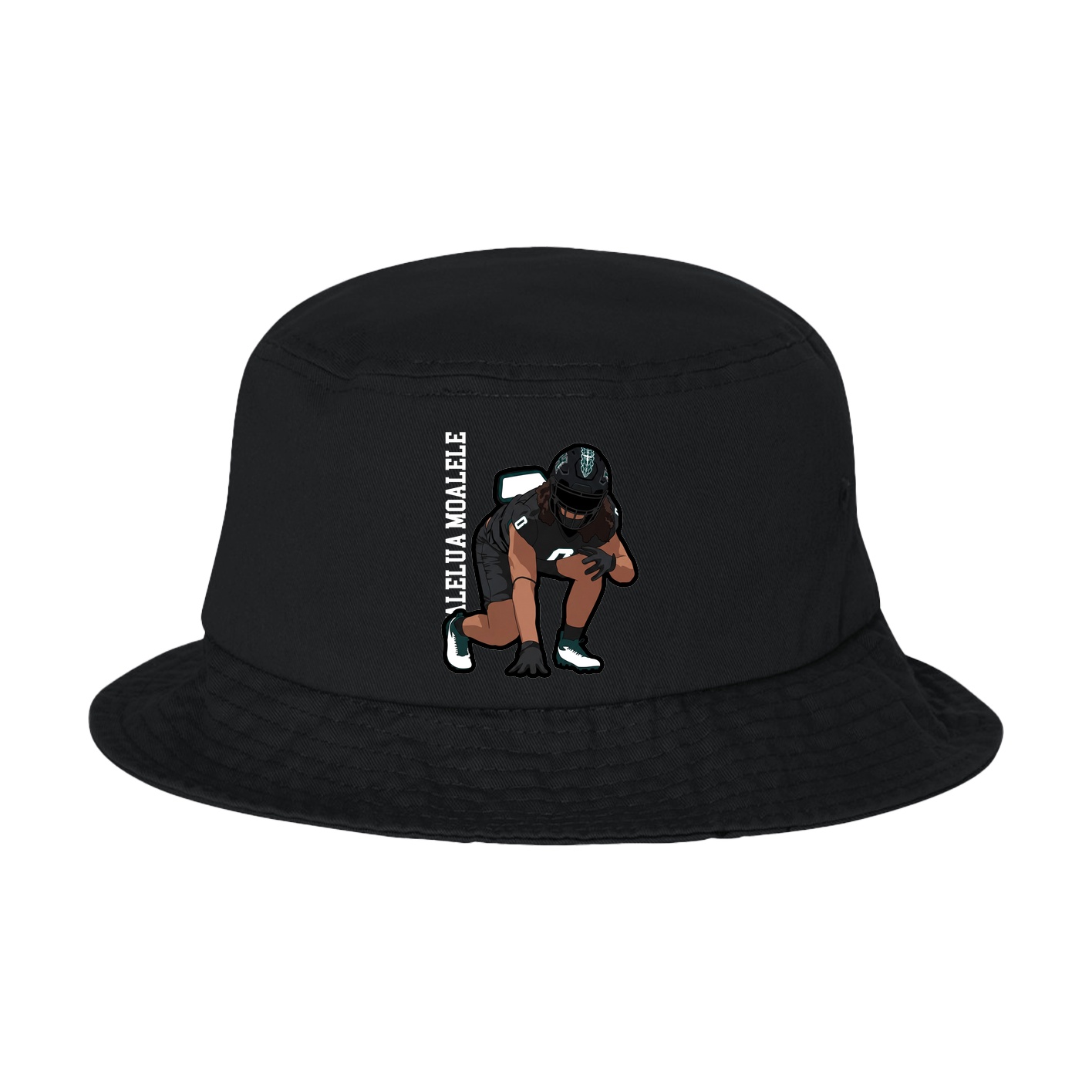 Bucket Cap — Name Vertical in Black
