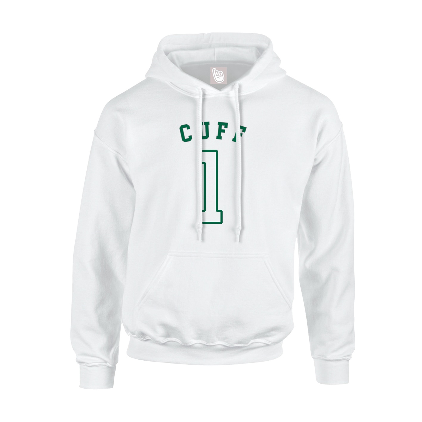 Youth Hoodie — Shirsey Arch in White