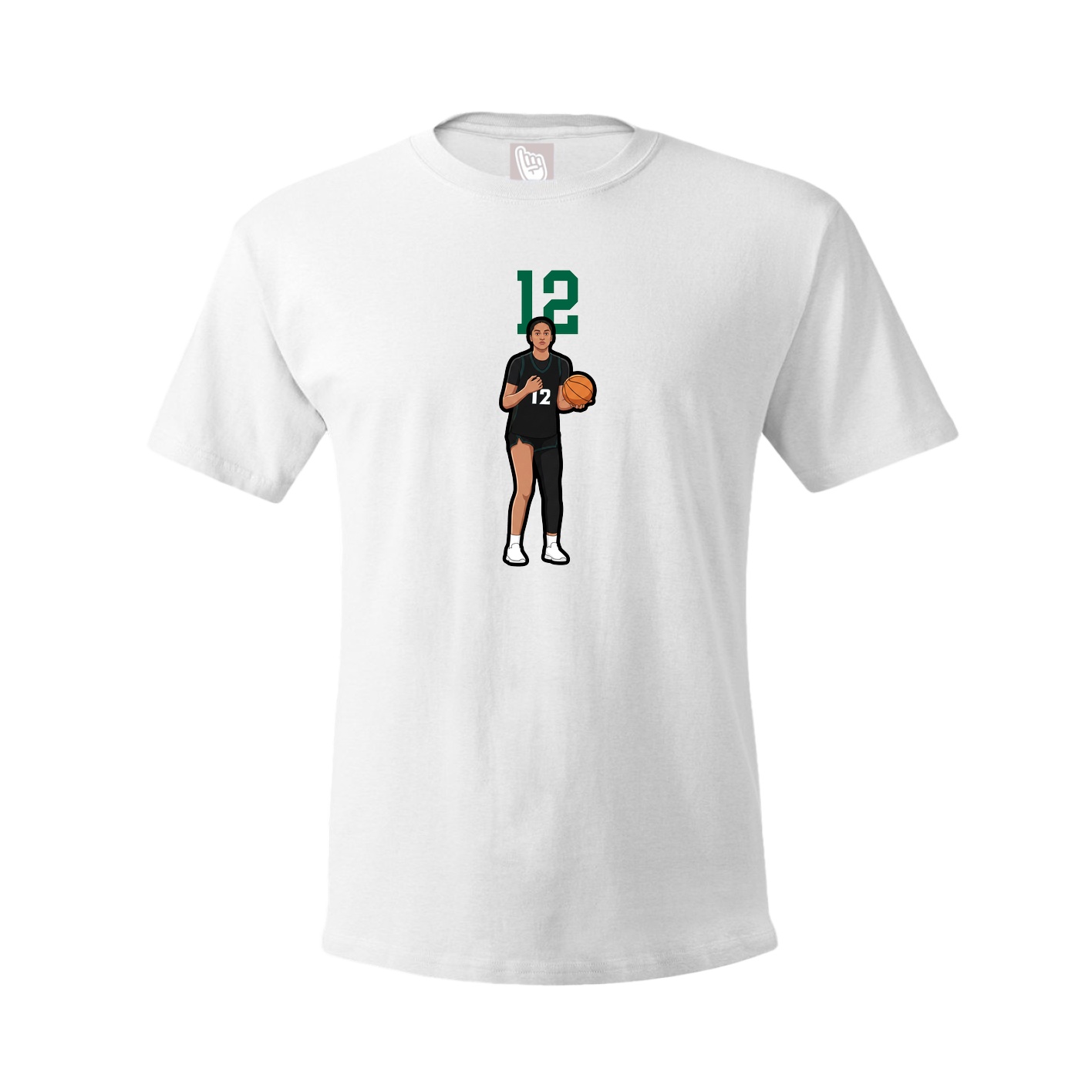 Tee — Number Top in White