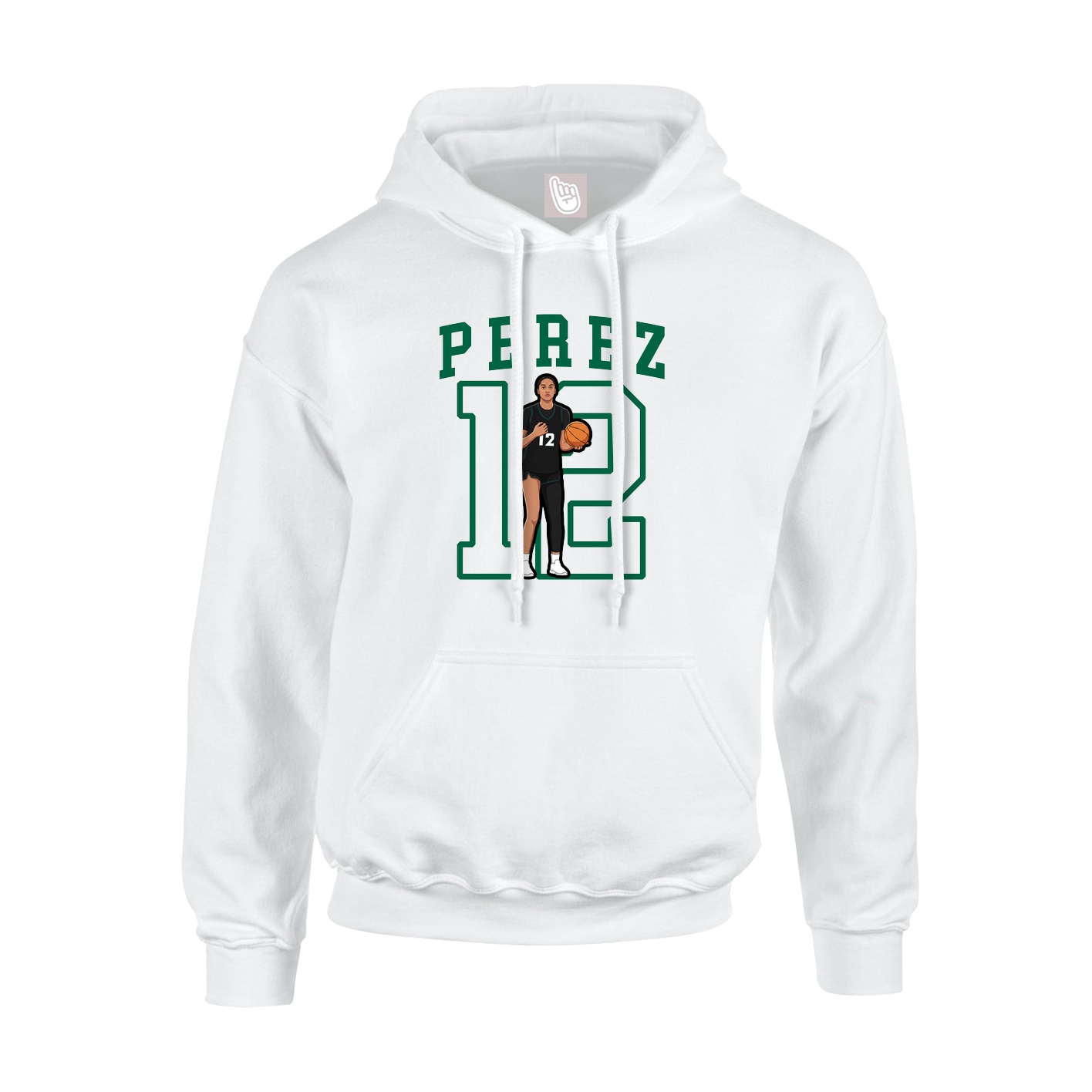 Hoodie — Shirsey in White