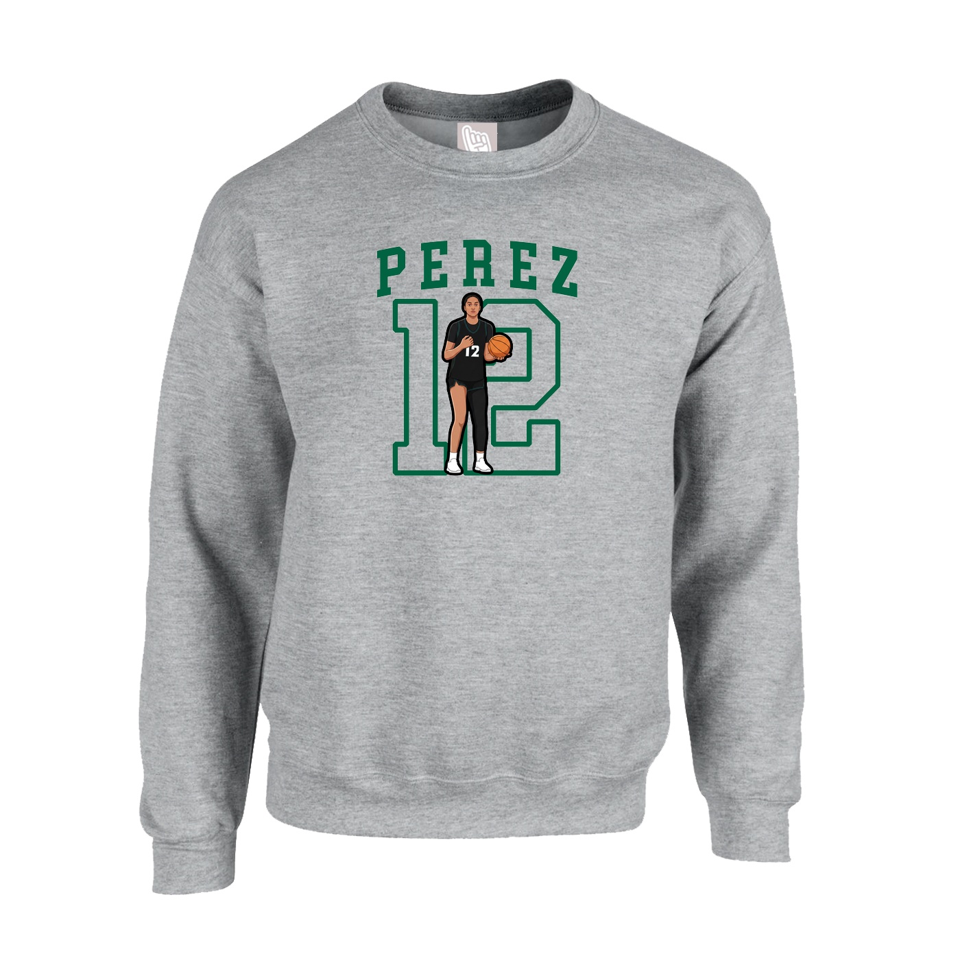 Fleece Crew — Shirsey in Grey