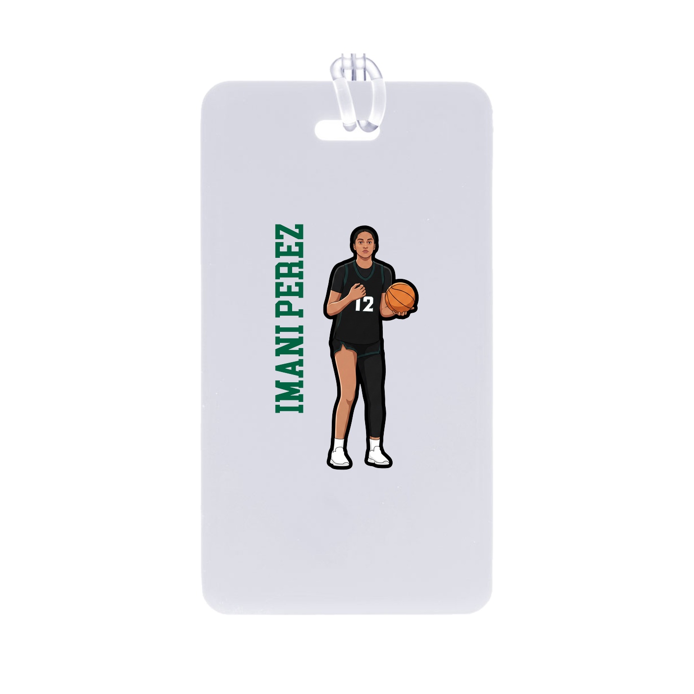 Bag Tag — Name Vertical in Classic