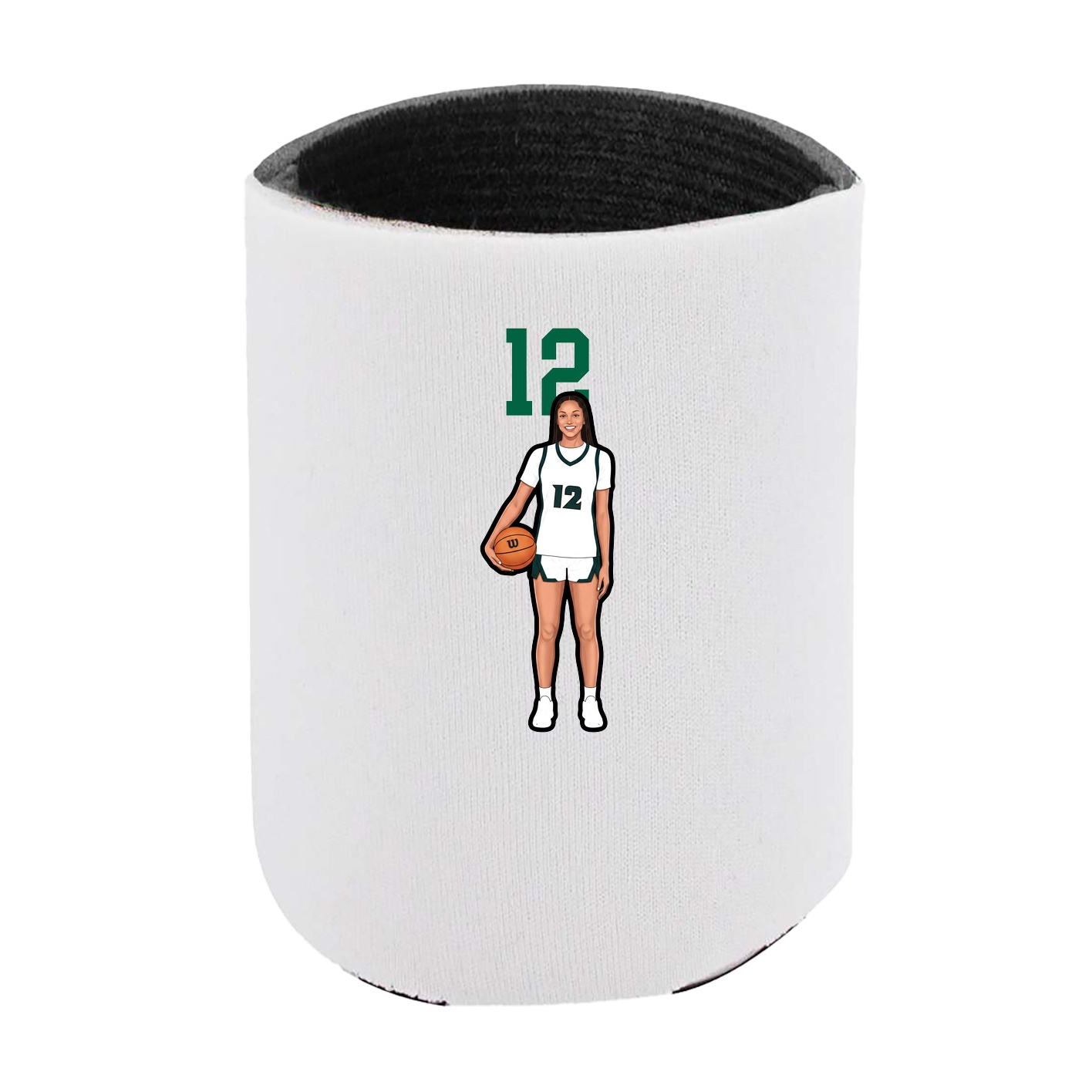 Can Holder — Number Top in White
