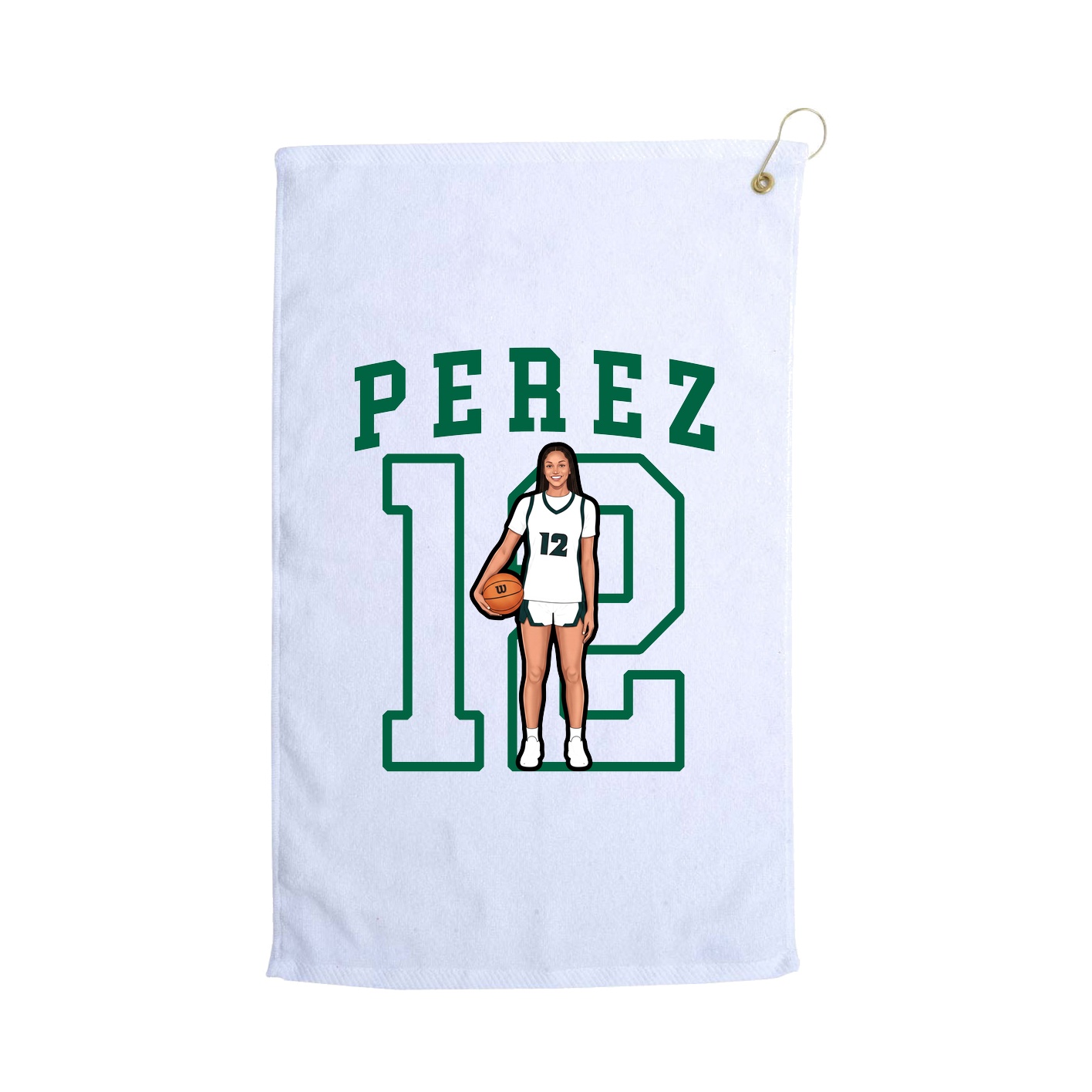 Golf Towel — Shirsey in White
