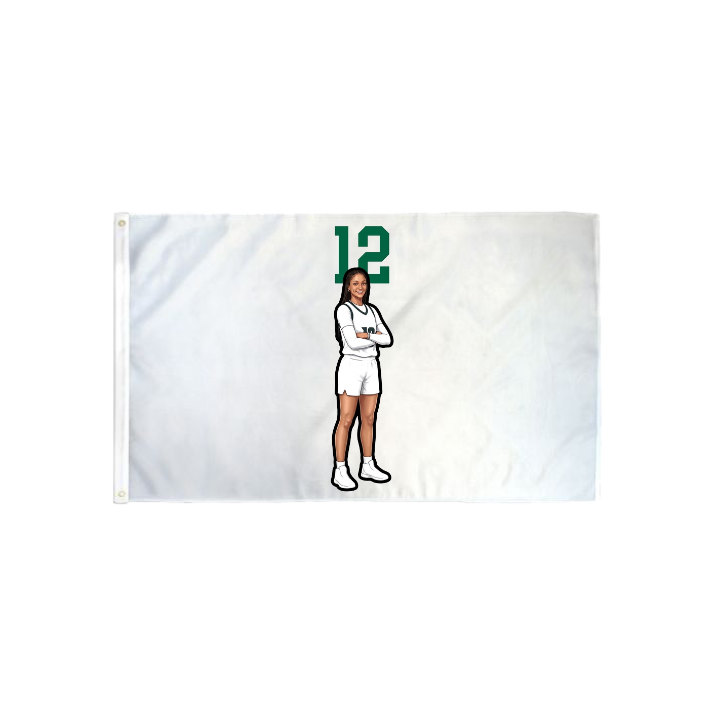 3x5 Flag — Number Top in Classic