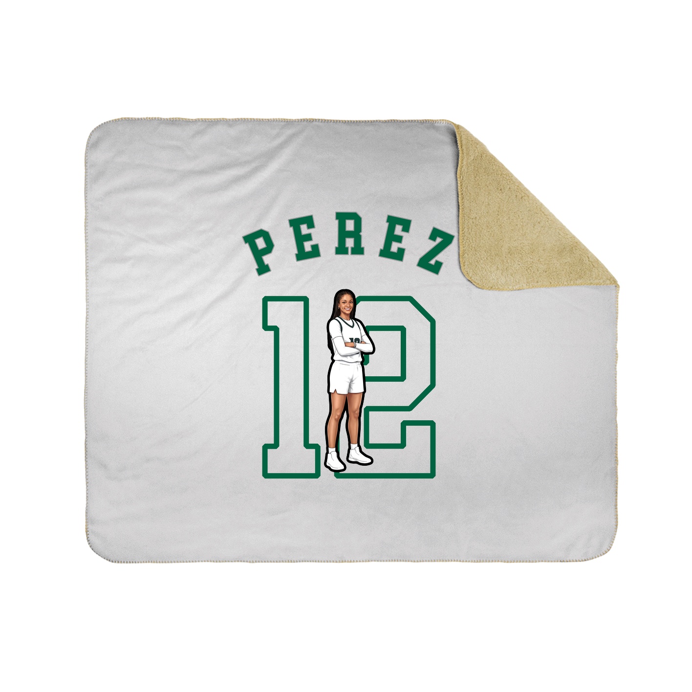 Throw Blanket — Shirsey Arch in White
