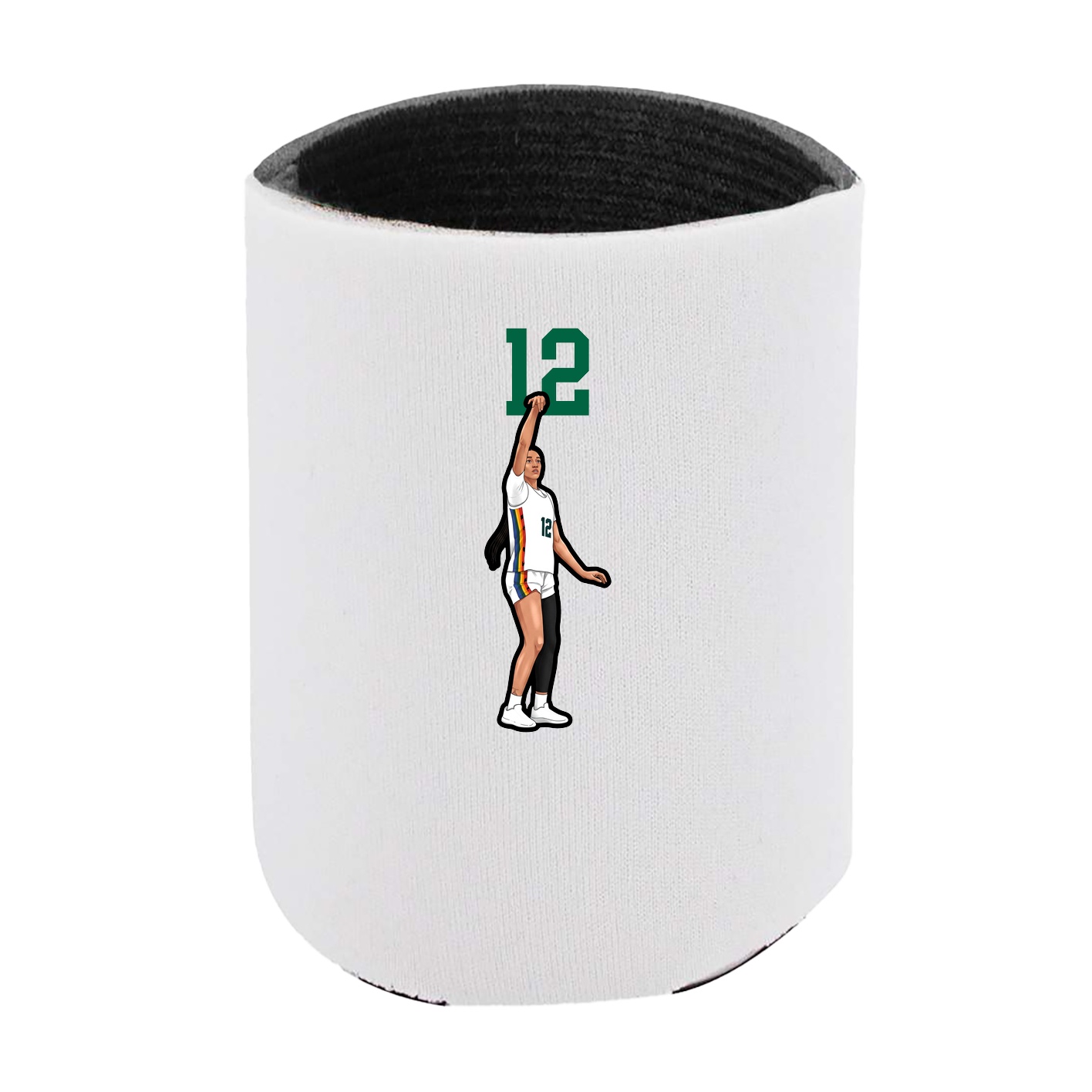 Can Holder — Number Top in White