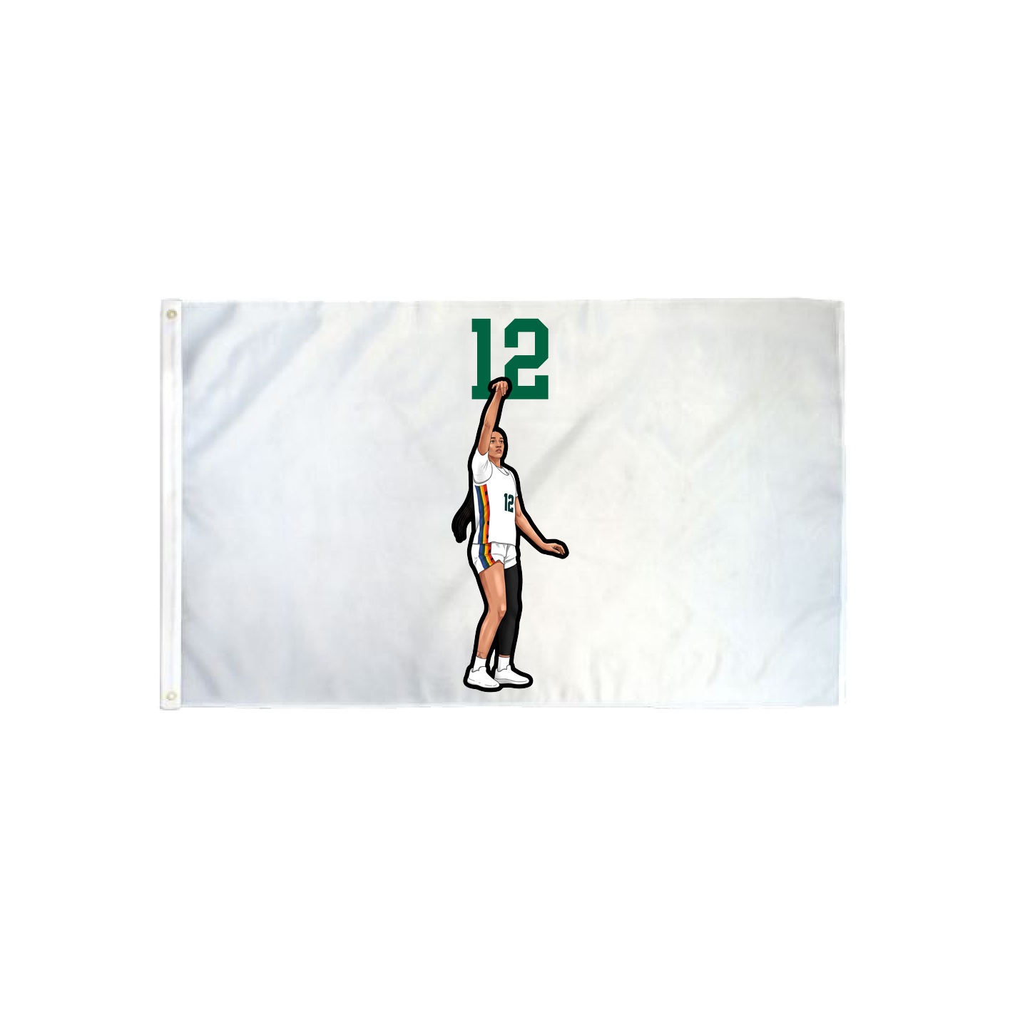 3x5 Flag — Number Top in Classic