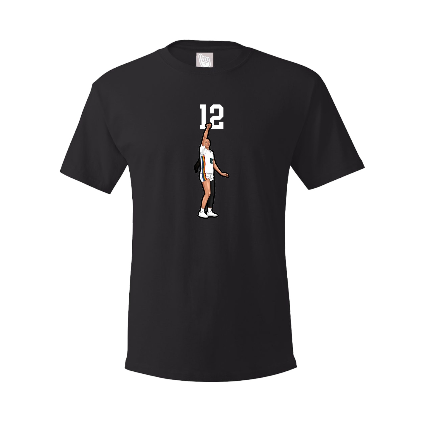 Tee — Number Top in Black
