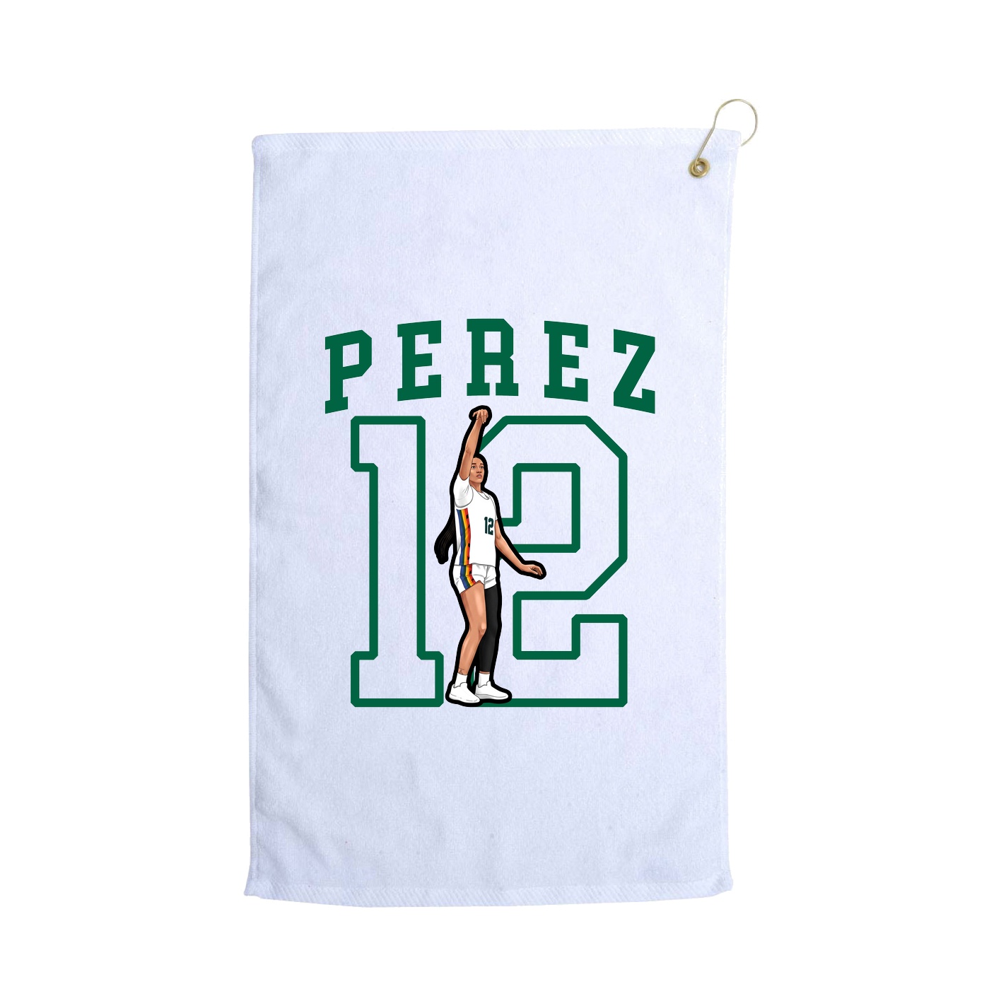 Golf Towel — Shirsey in White