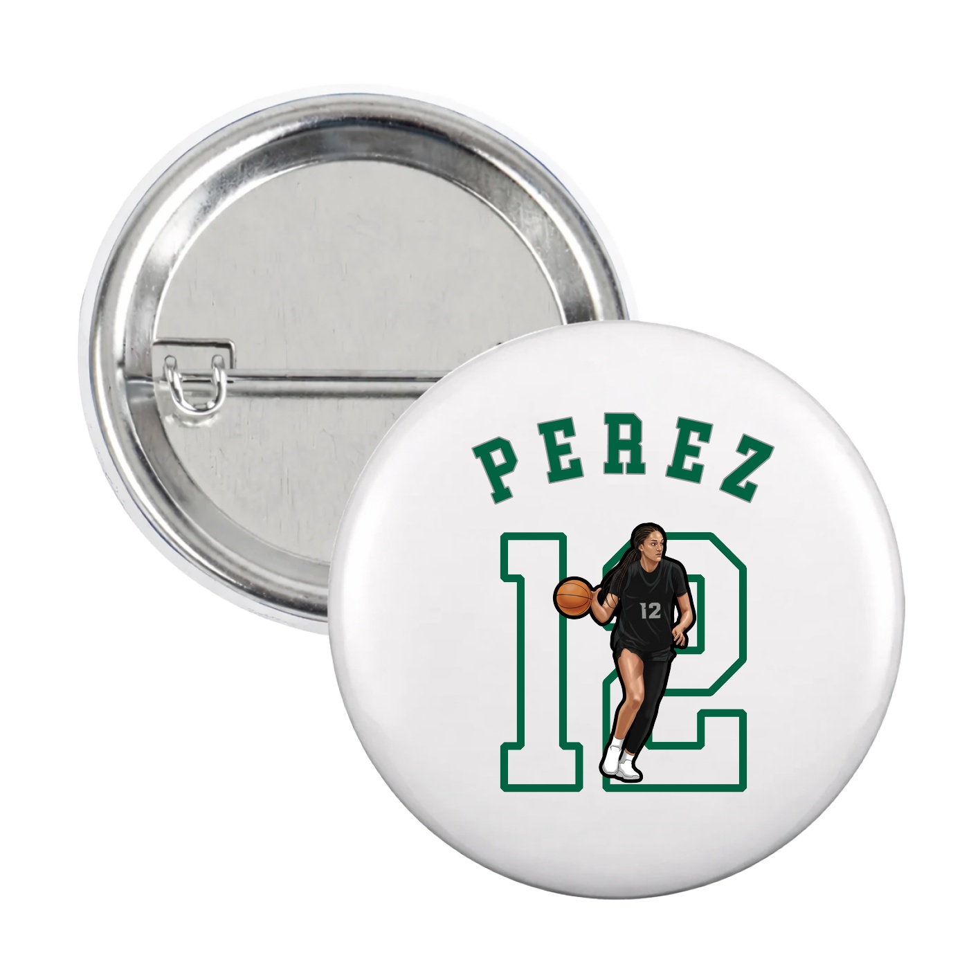 Game Day Button — Shirsey Arch in White