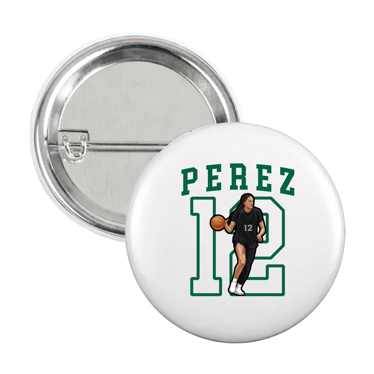 Game Day Button — Shirsey in White