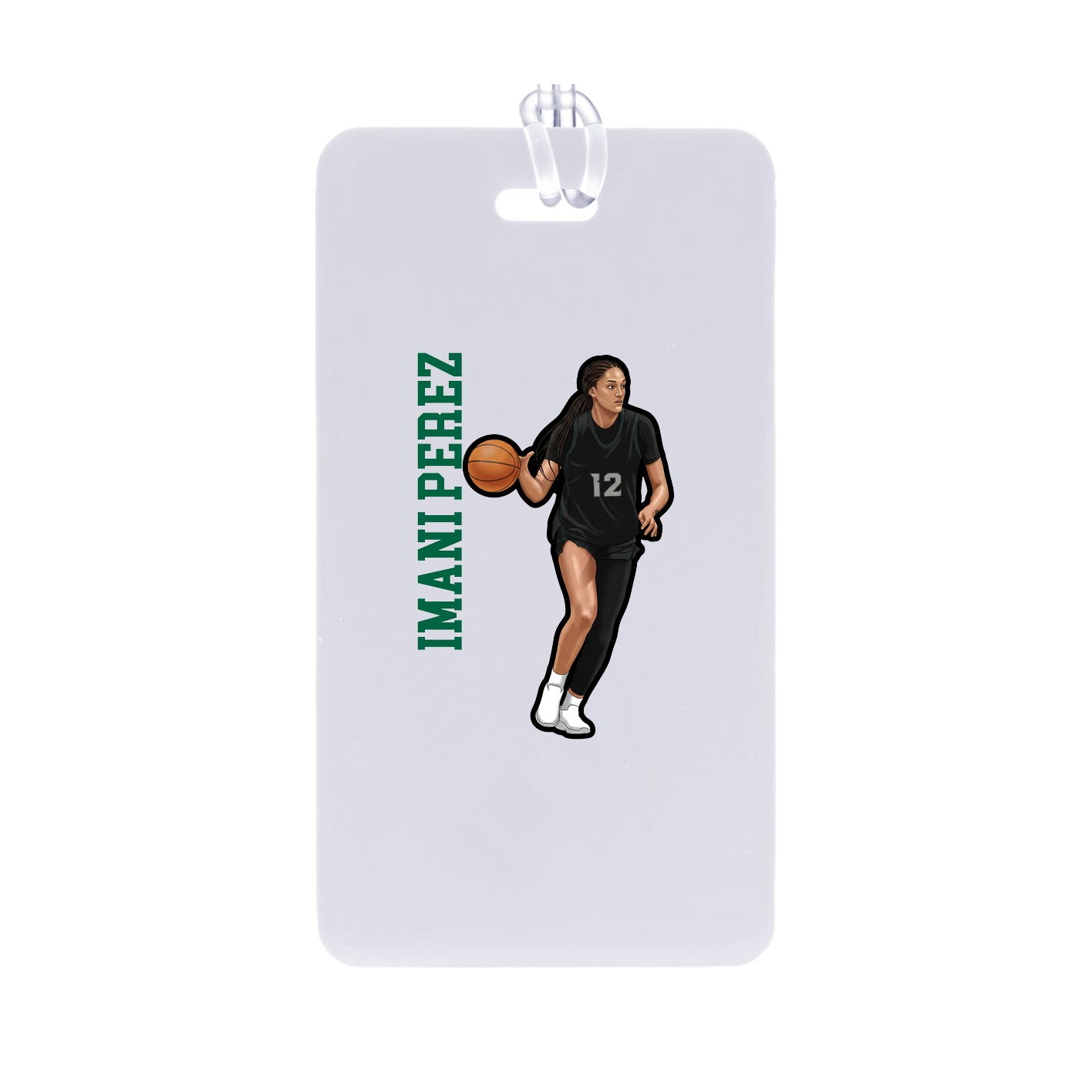 Bag Tag — Name Vertical in Classic