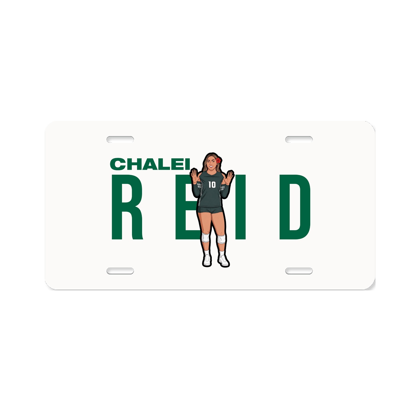 License Plate — Player Name in Classic