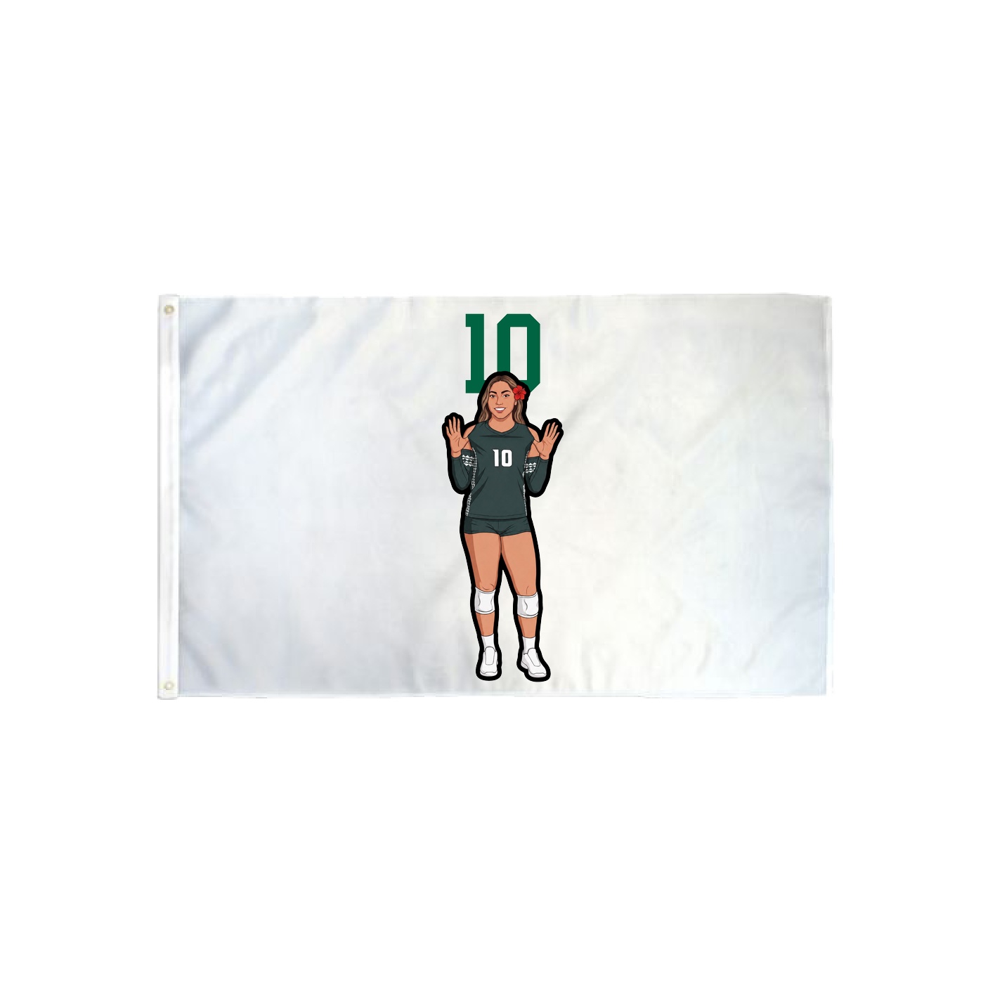 3x5 Flag — Number Top in Classic