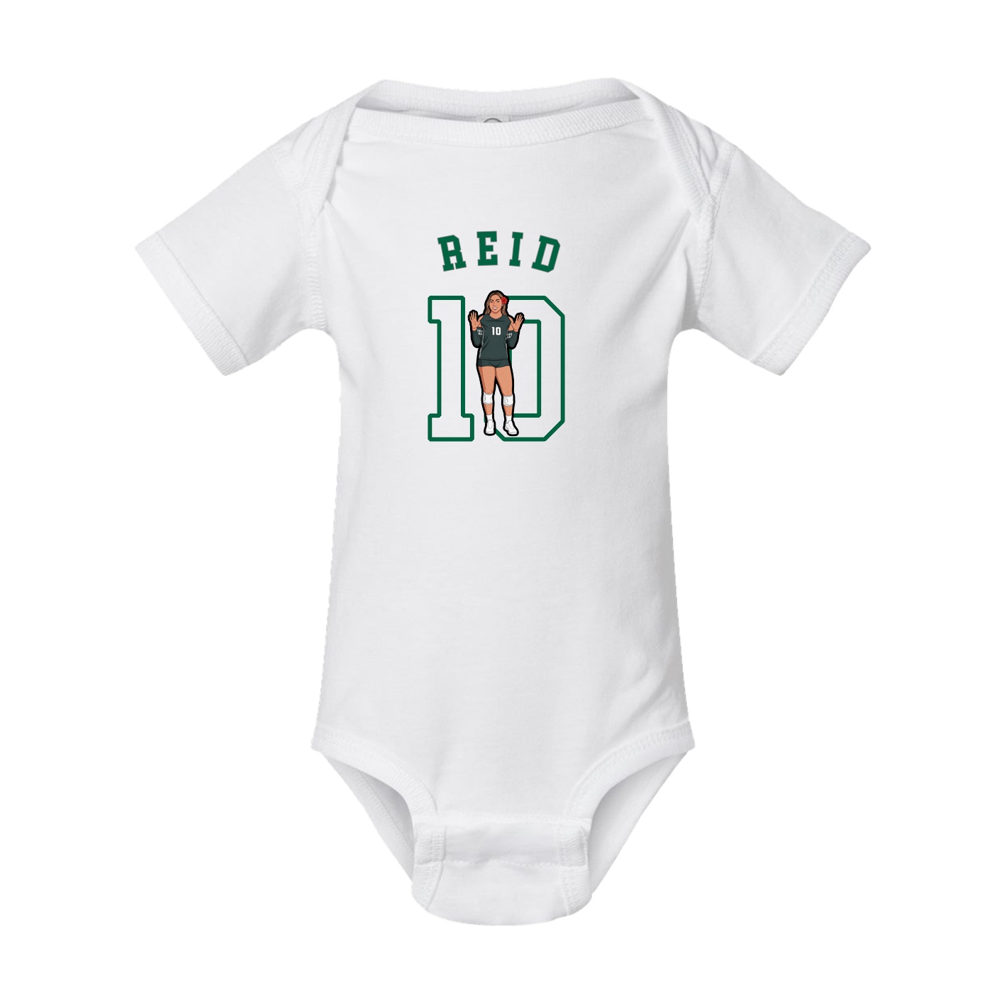 Baby Onesie — Shirsey Arch in White