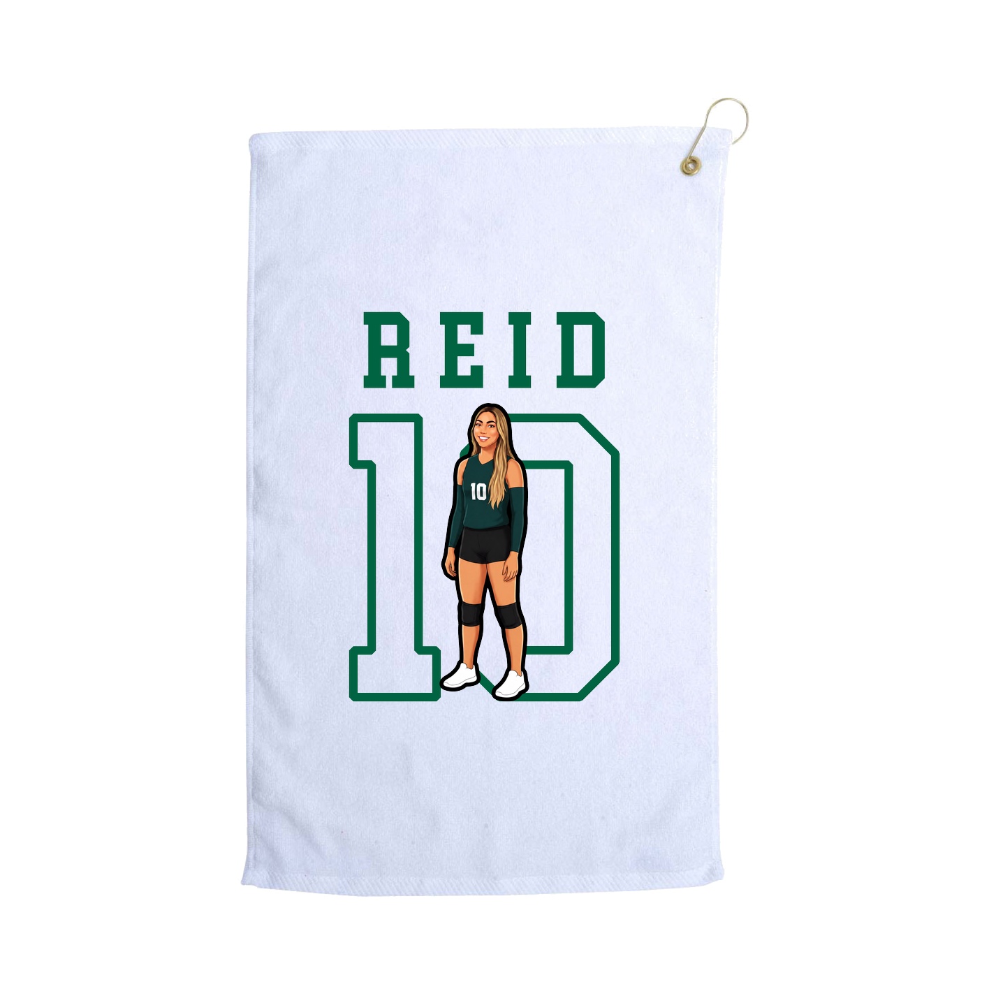 Golf Towel — Shirsey in White
