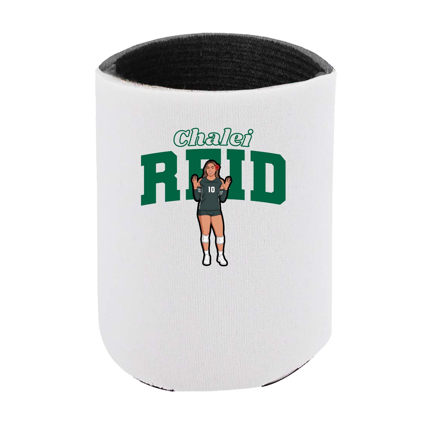 Can Holder — Name Arch in White