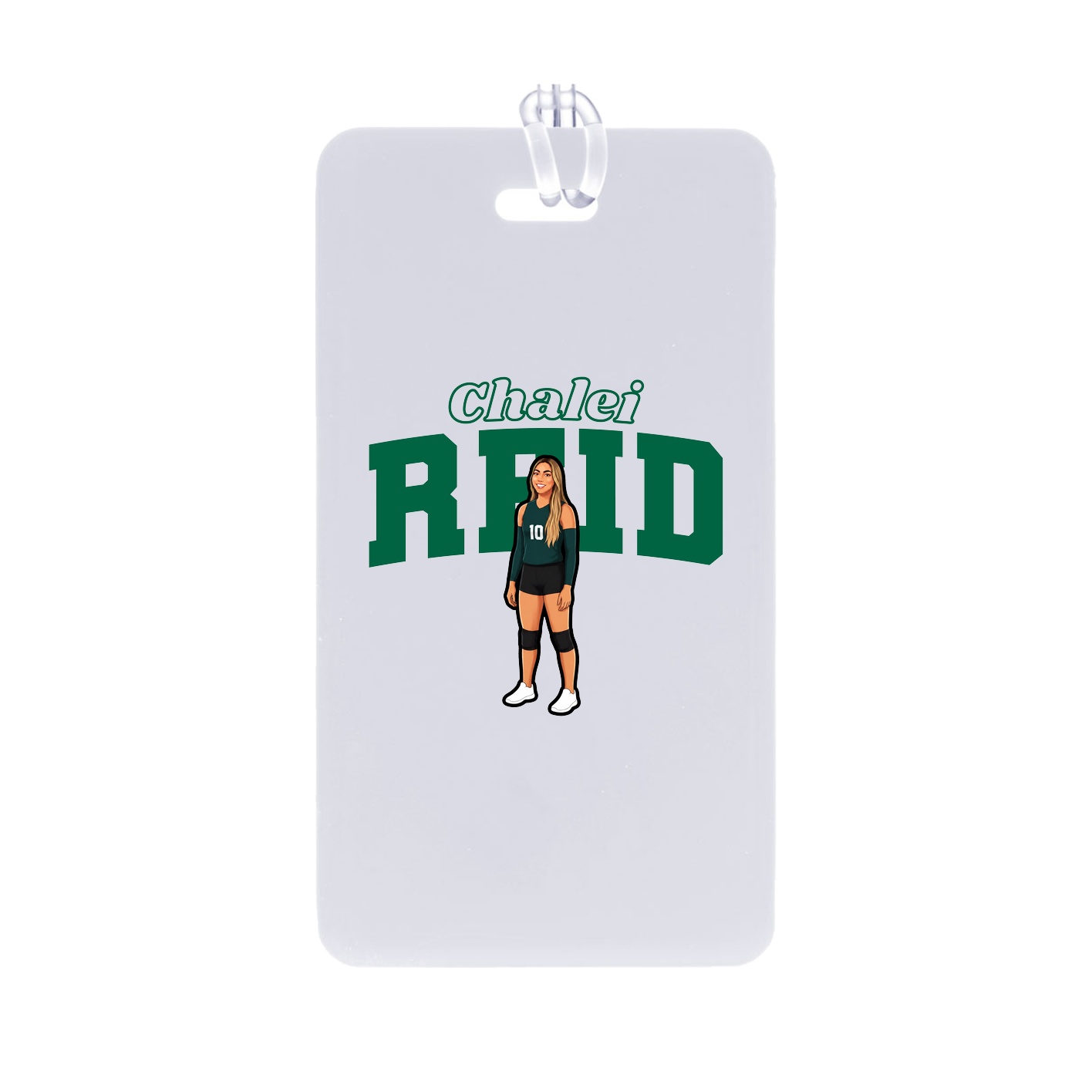 Bag Tag — Name Arch in Classic