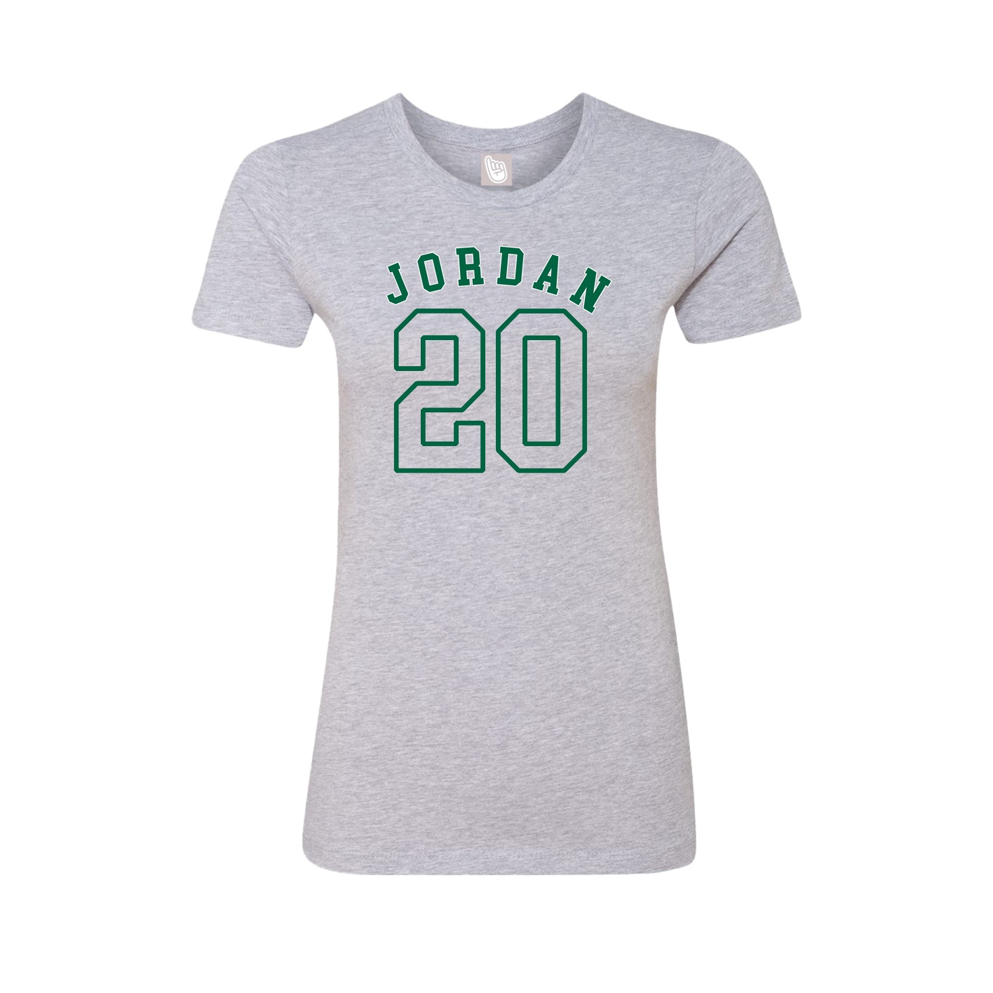 Fitted Women's Tee — Shirsey Arch in Grey
