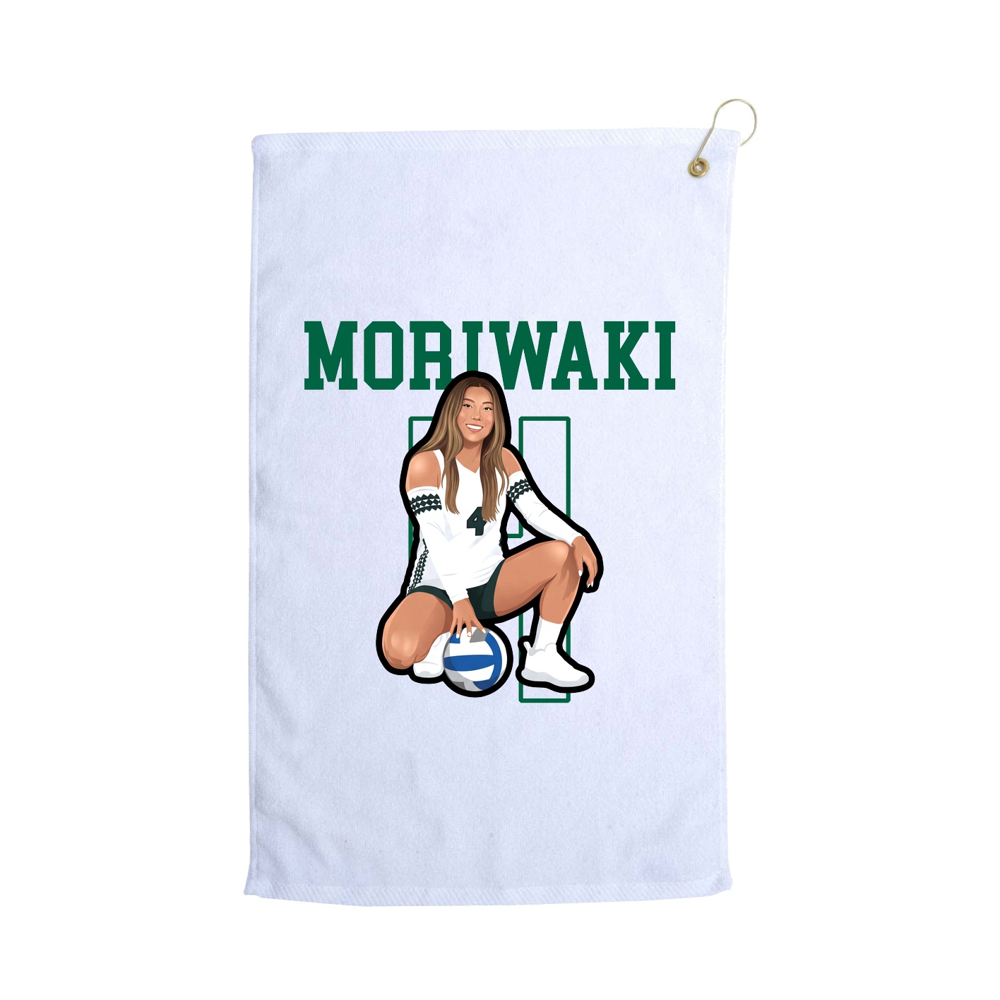 Golf Towel — Shirsey in White