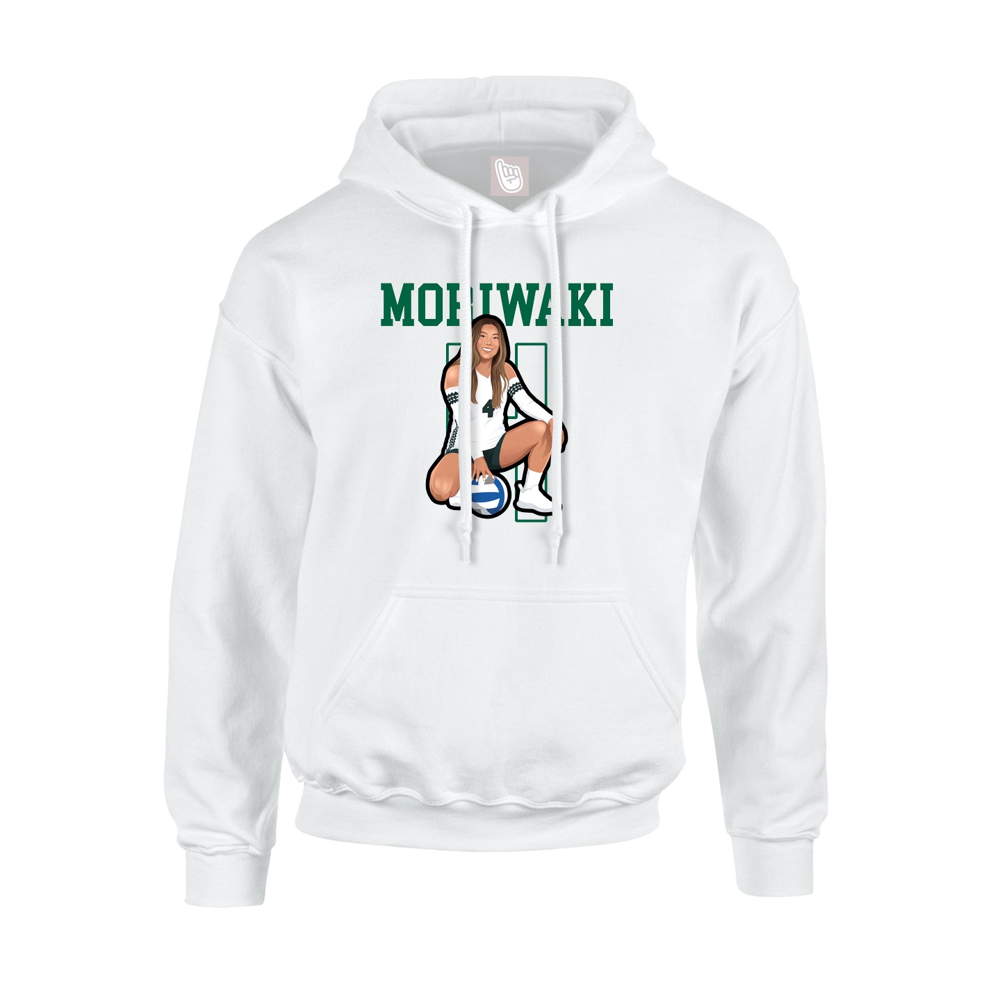 Youth Hoodie — Shirsey in White