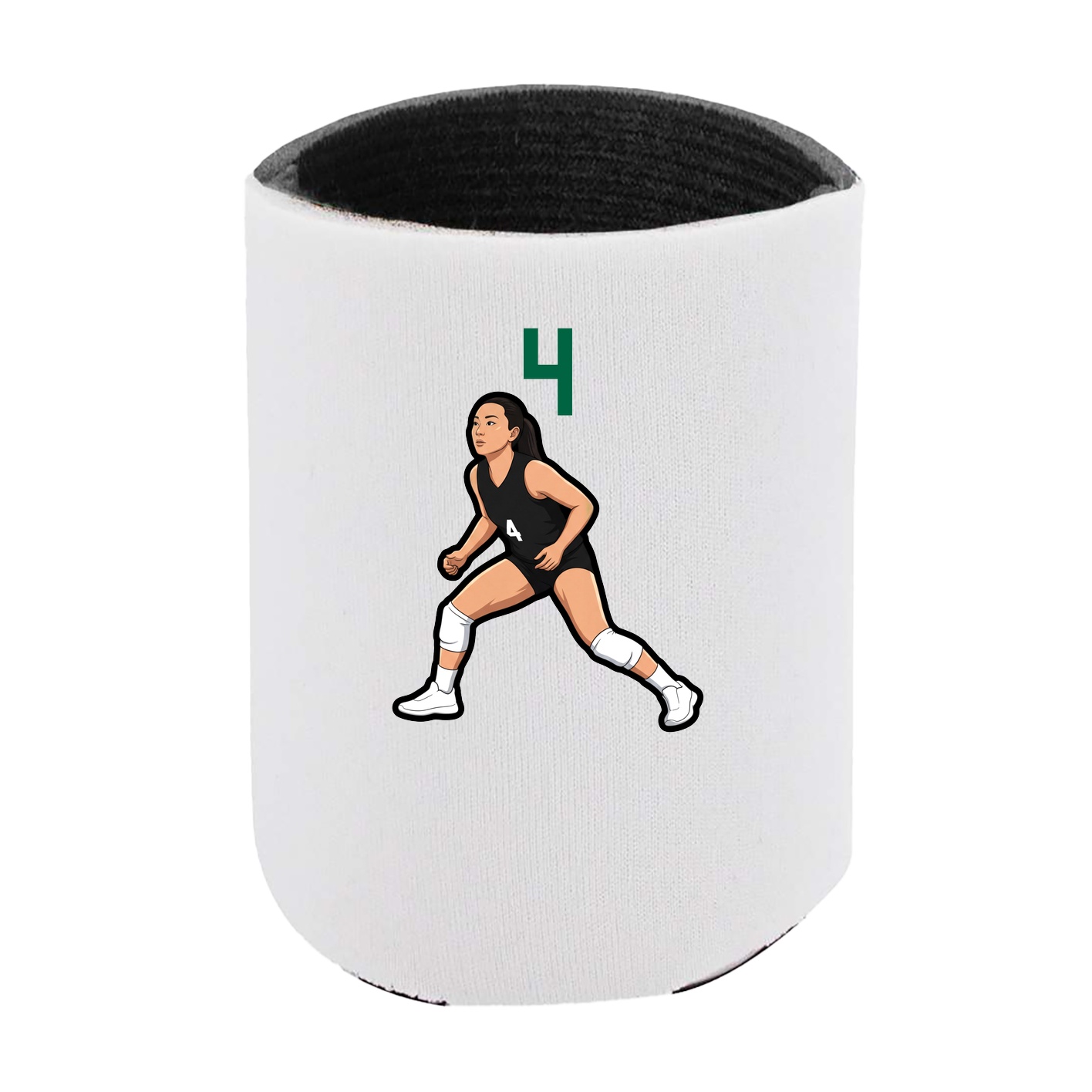 Can Holder — Number Top in White