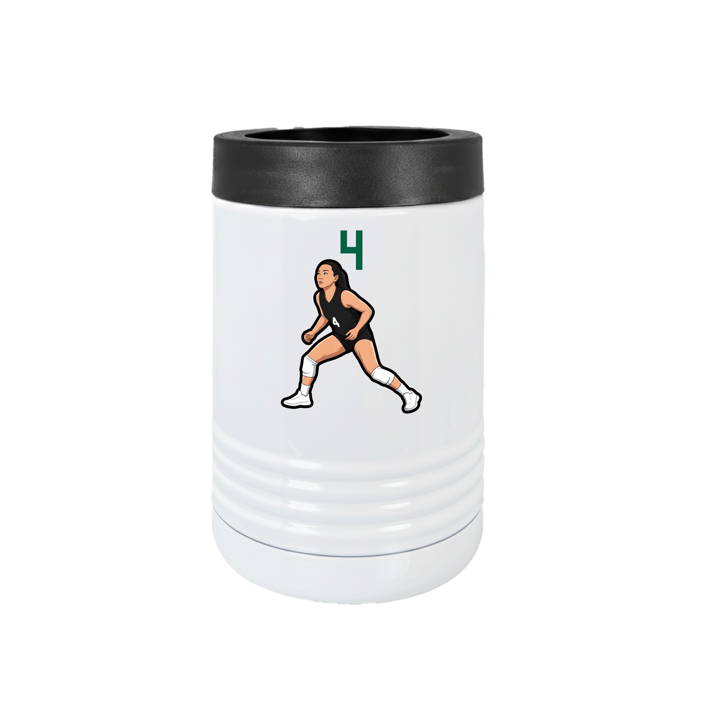 Beverage Holder — Number Top in White