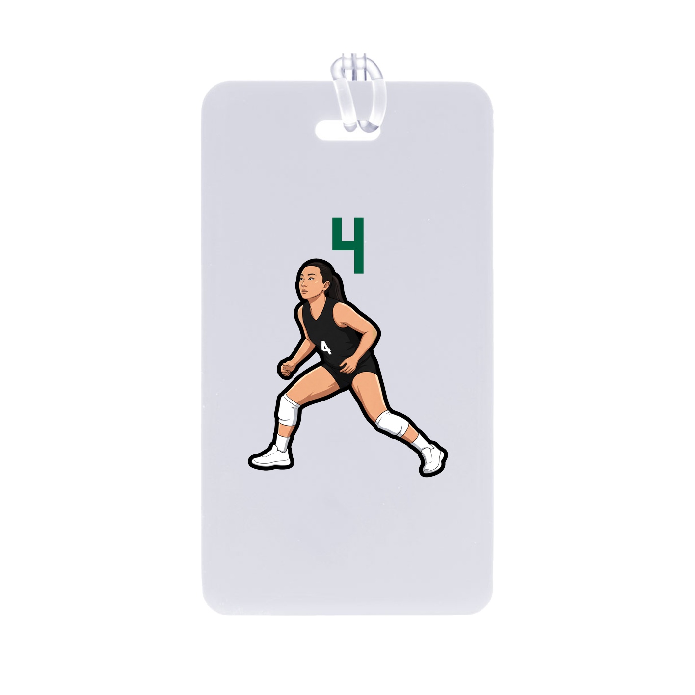 Bag Tag — Number Top in Classic