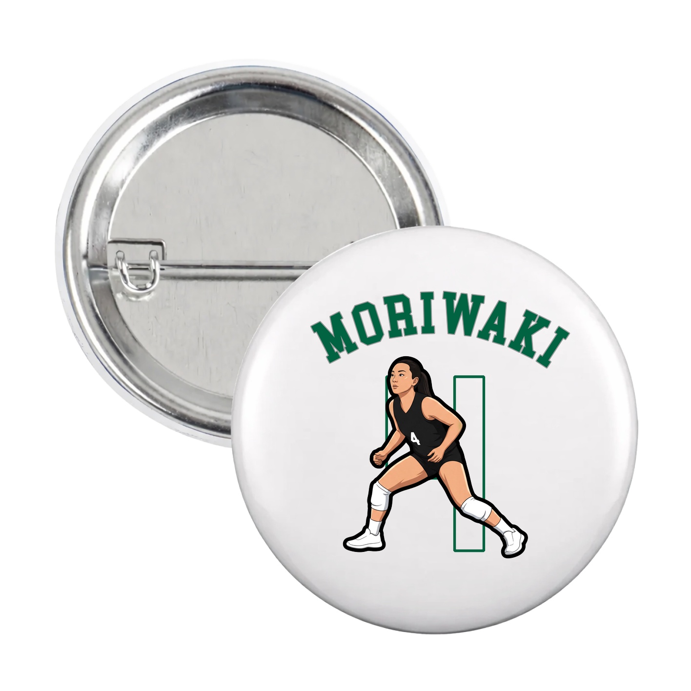 Game Day Button — Shirsey Arch in White