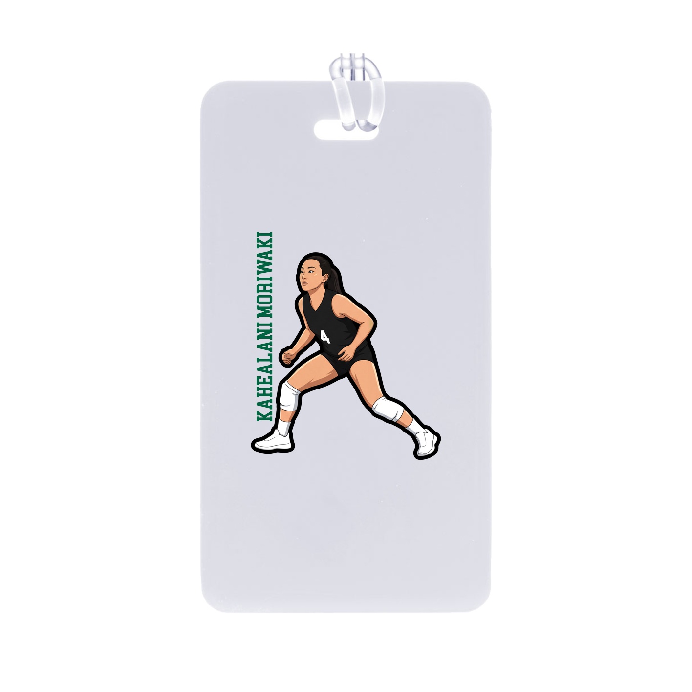 Bag Tag — Name Vertical in Classic