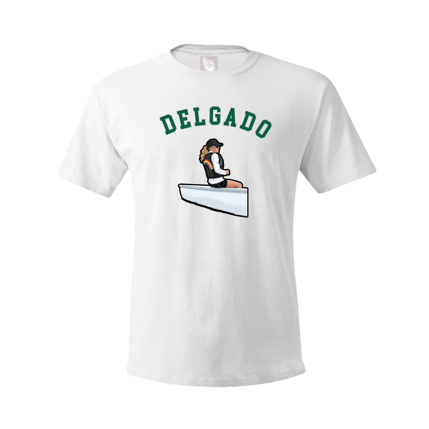 Youth Tee — Shirsey Arch in White